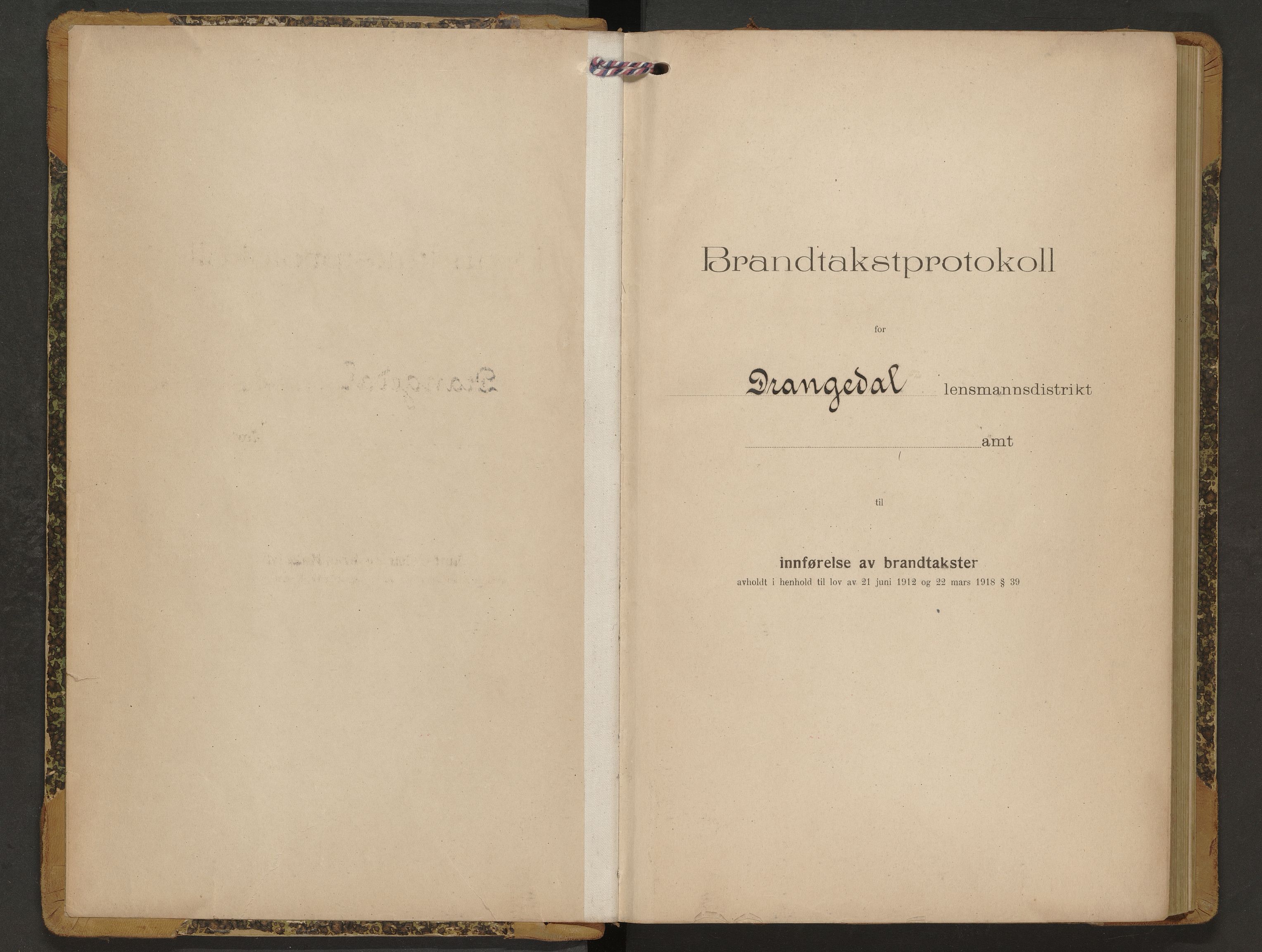 Drangedal lensmannskontor, SAKO/A-107/Y/Yc/Ycb/L0002: Skjematakstprotokoll, 1922-1943