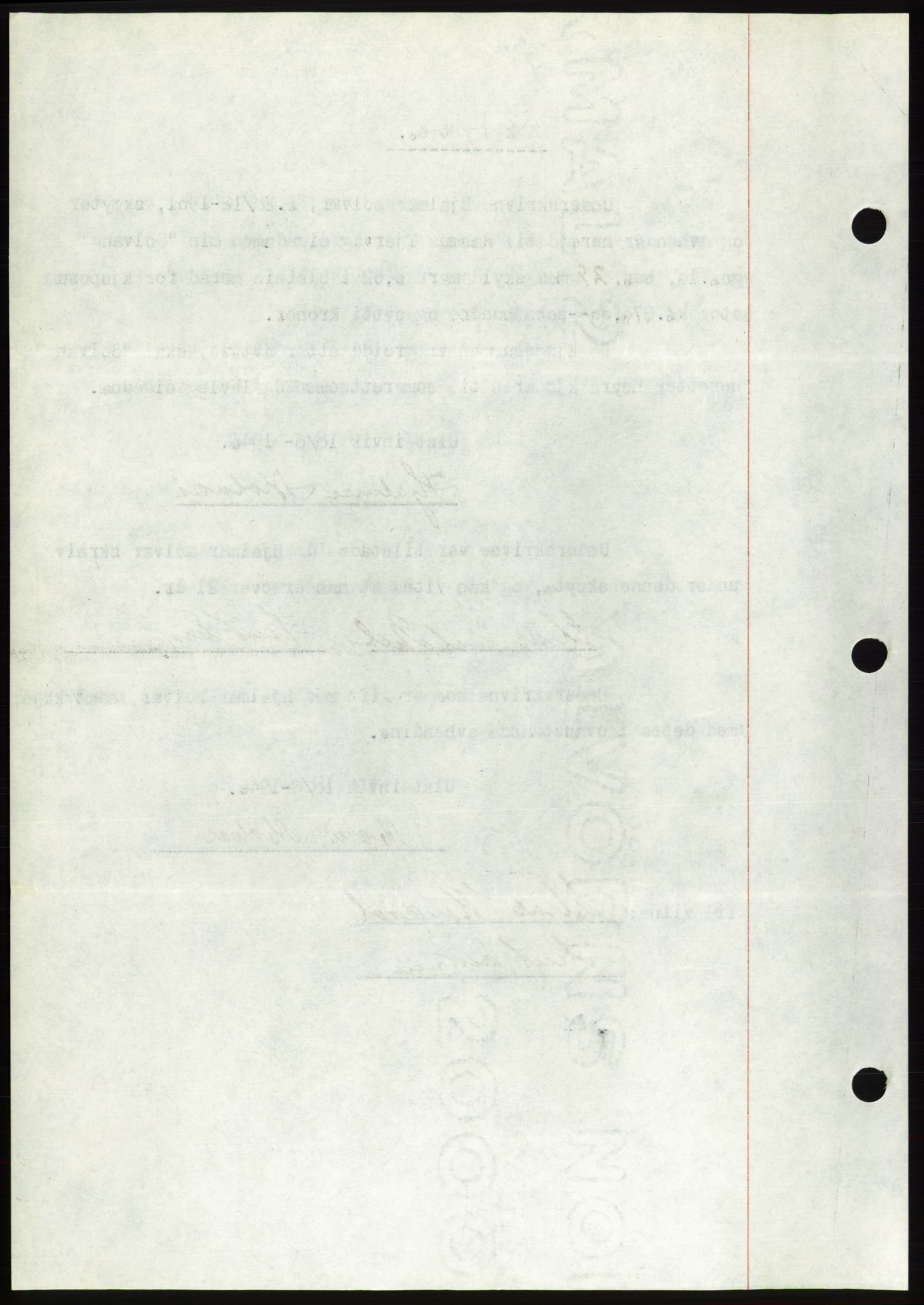 Søre Sunnmøre sorenskriveri, AV/SAT-A-4122/1/2/2C/L0078: Pantebok nr. 4A, 1946-1946, Dagboknr: 960/1946