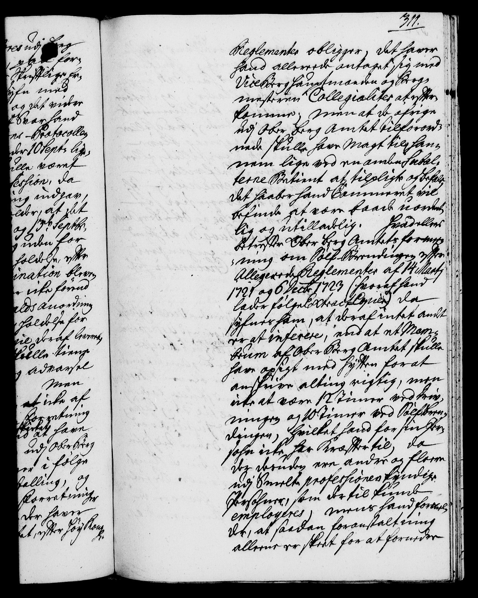 Rentekammeret, Kammerkanselliet, RA/EA-3111/G/Gh/Gha/L0020: Norsk ekstraktmemorialprotokoll (merket RK 53.65), 1738-1739, s. 311