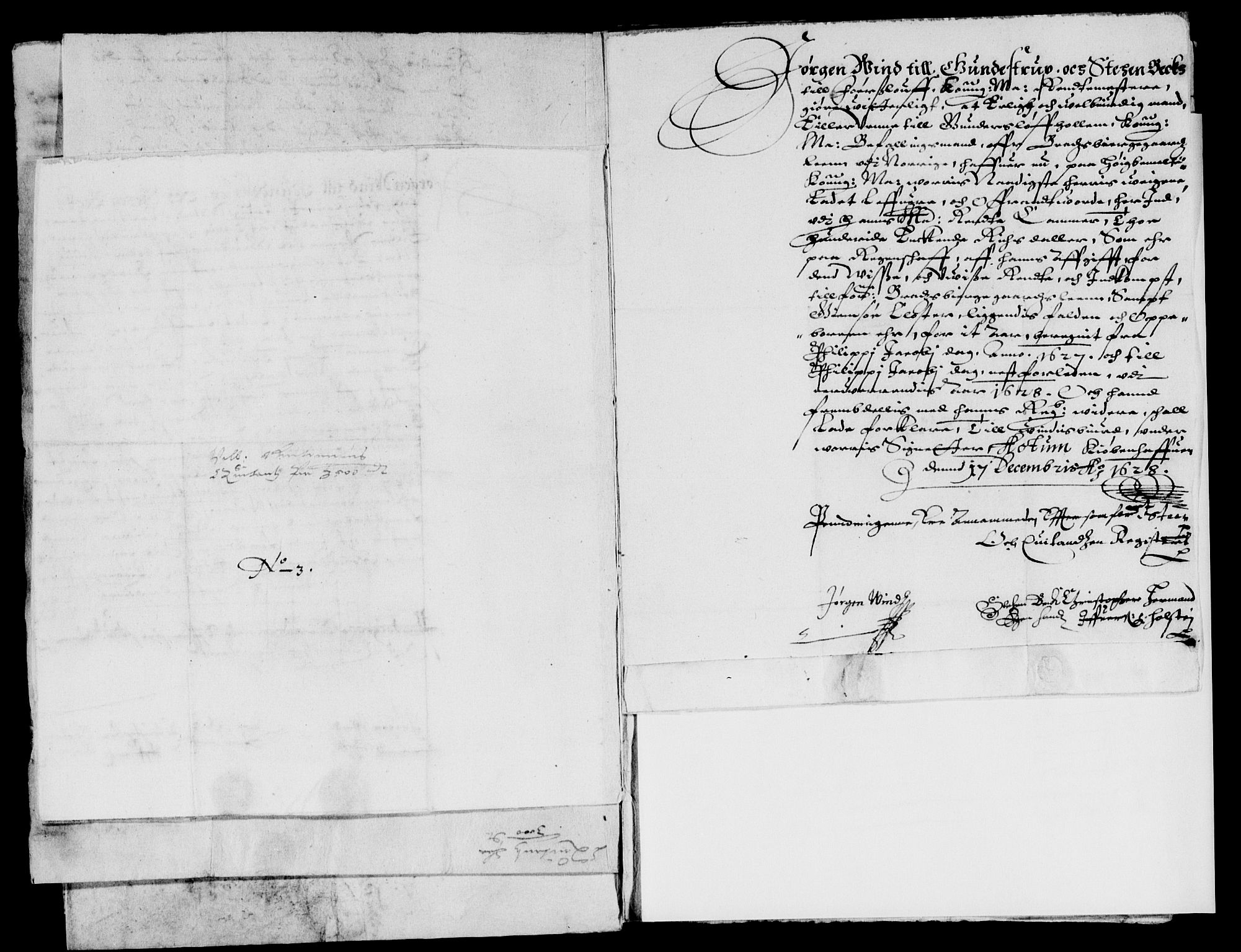 Rentekammeret inntil 1814, Reviderte regnskaper, Lensregnskaper, AV/RA-EA-5023/R/Rb/Rbp/L0013: Bratsberg len, 1628-1630