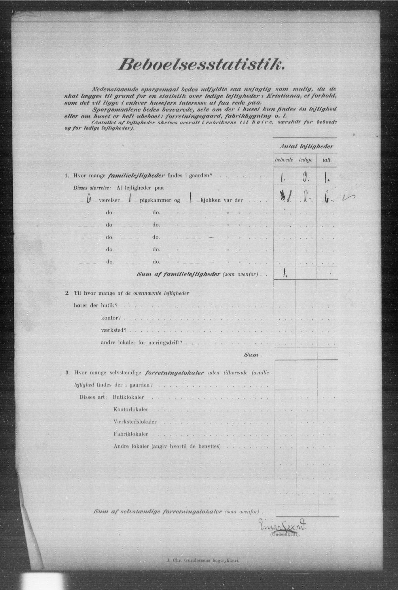 OBA, Kommunal folketelling 31.12.1903 for Kristiania kjøpstad, 1903, s. 21538