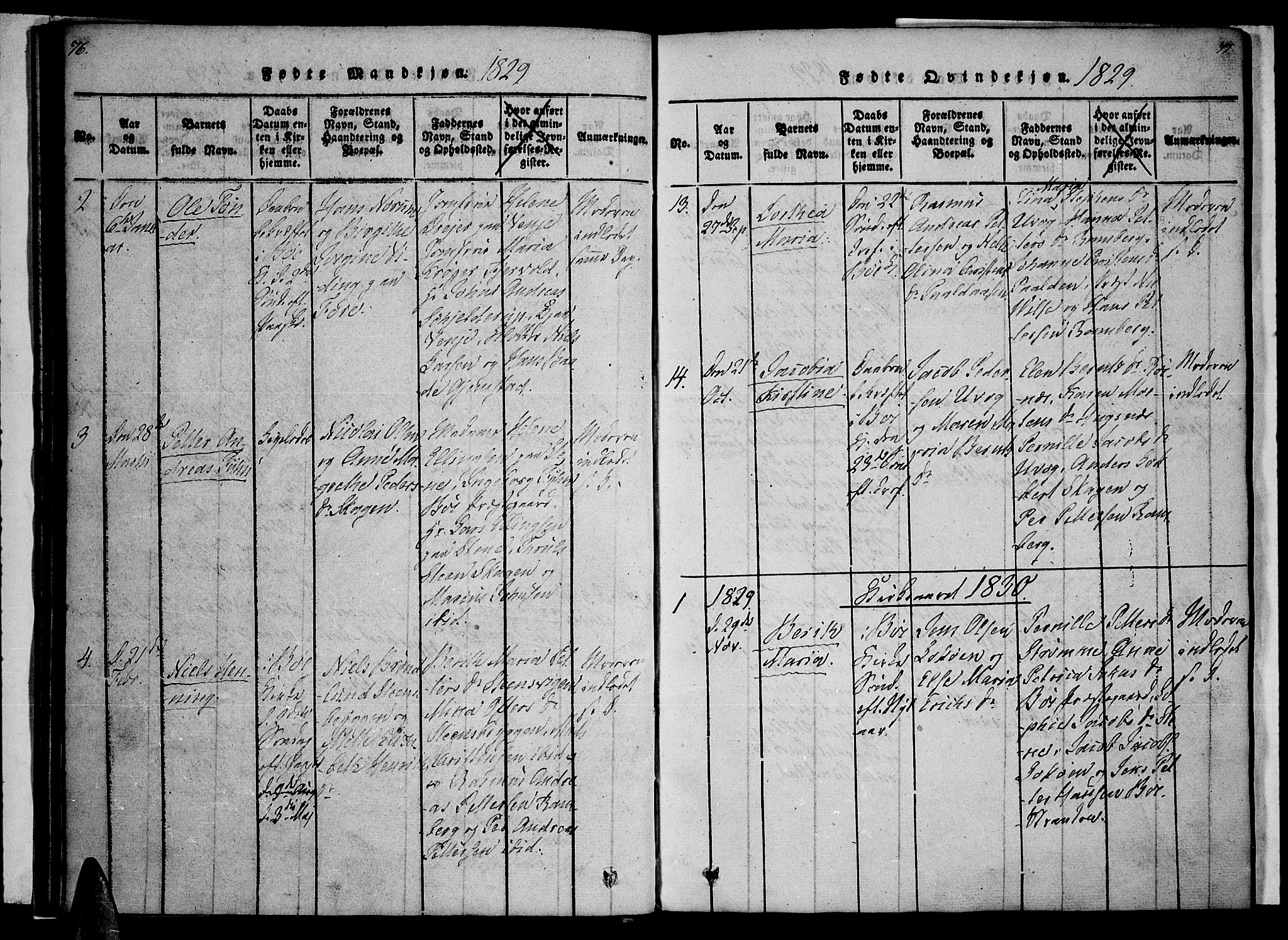 Ministerialprotokoller, klokkerbøker og fødselsregistre - Nordland, AV/SAT-A-1459/891/L1298: Ministerialbok nr. 891A03, 1820-1840, s. 76-77