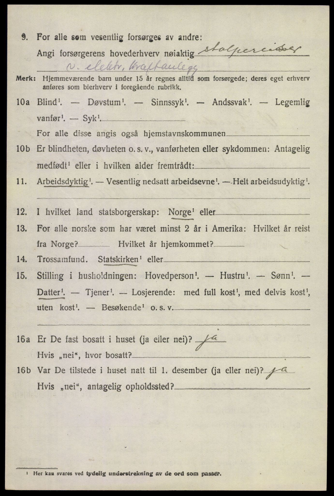 SAKO, Folketelling 1920 for 0630 Øvre Sandsvær herred, 1920, s. 1365