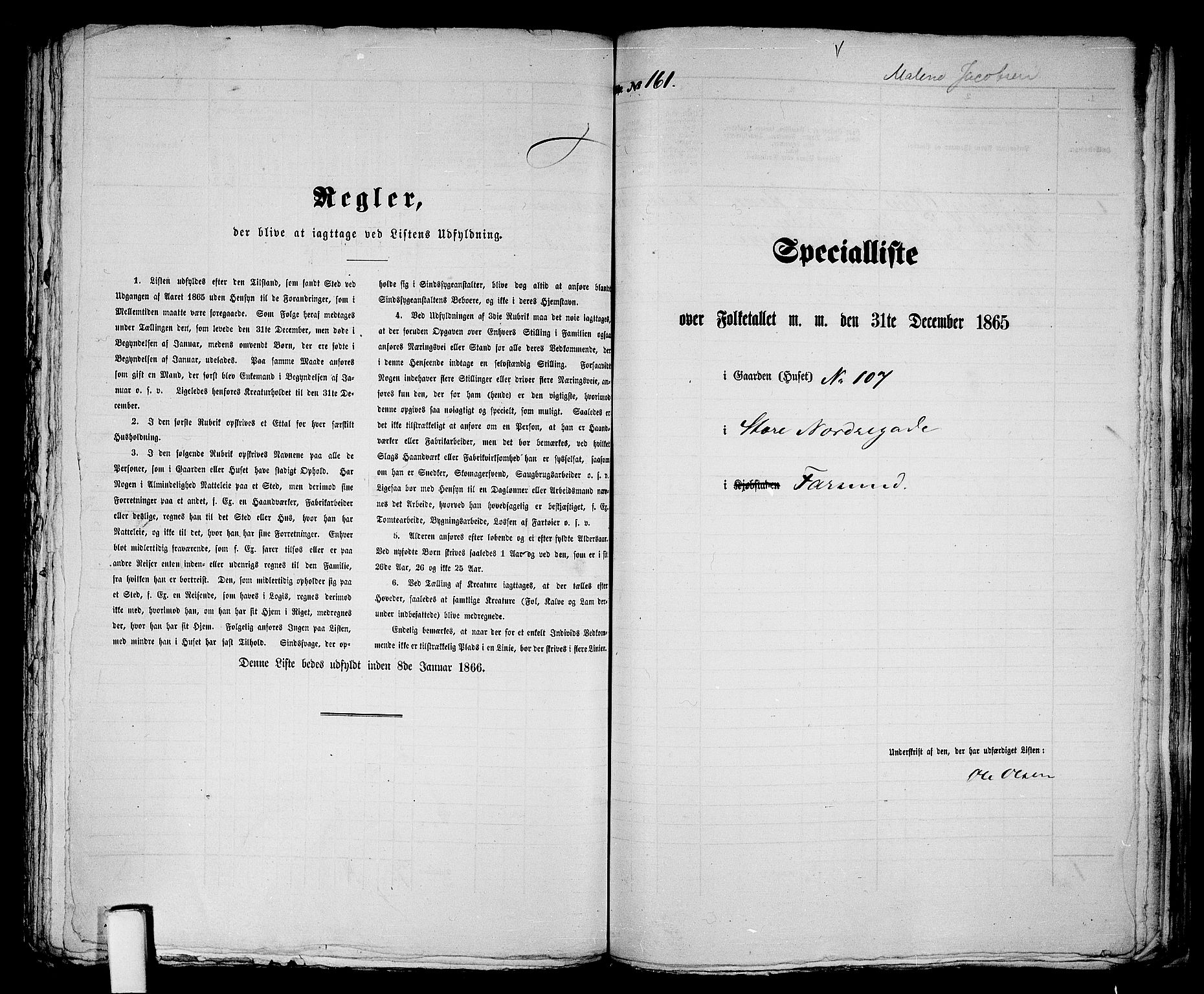 RA, Folketelling 1865 for 1003B Vanse prestegjeld, Farsund ladested, 1865, s. 328