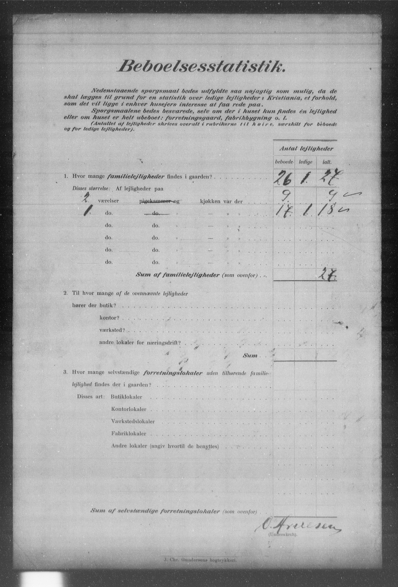 OBA, Kommunal folketelling 31.12.1903 for Kristiania kjøpstad, 1903, s. 11715