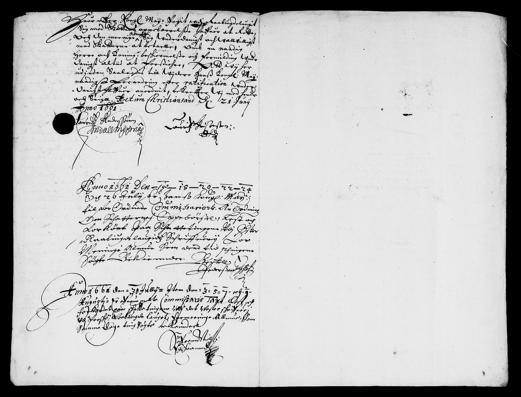 Rentekammeret inntil 1814, Reviderte regnskaper, Lensregnskaper, RA/EA-5023/R/Rb/Rbq/L0051: Nedenes len. Mandals len. Råbyggelag., 1661