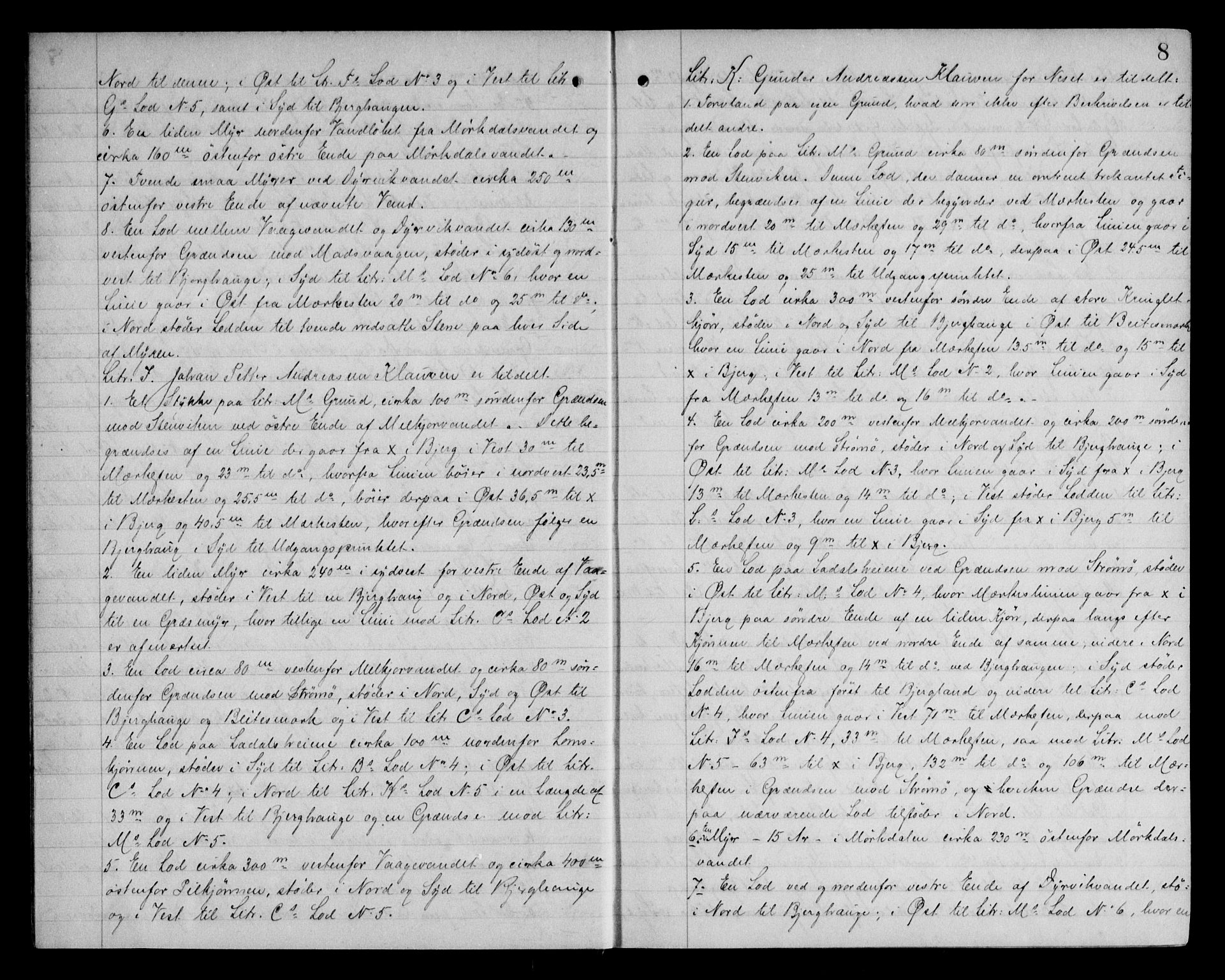 Fosen sorenskriveri, AV/SAT-A-1107/1/2/2C/L0039: Pantebok nr. 30, 1905-1906, s. 8