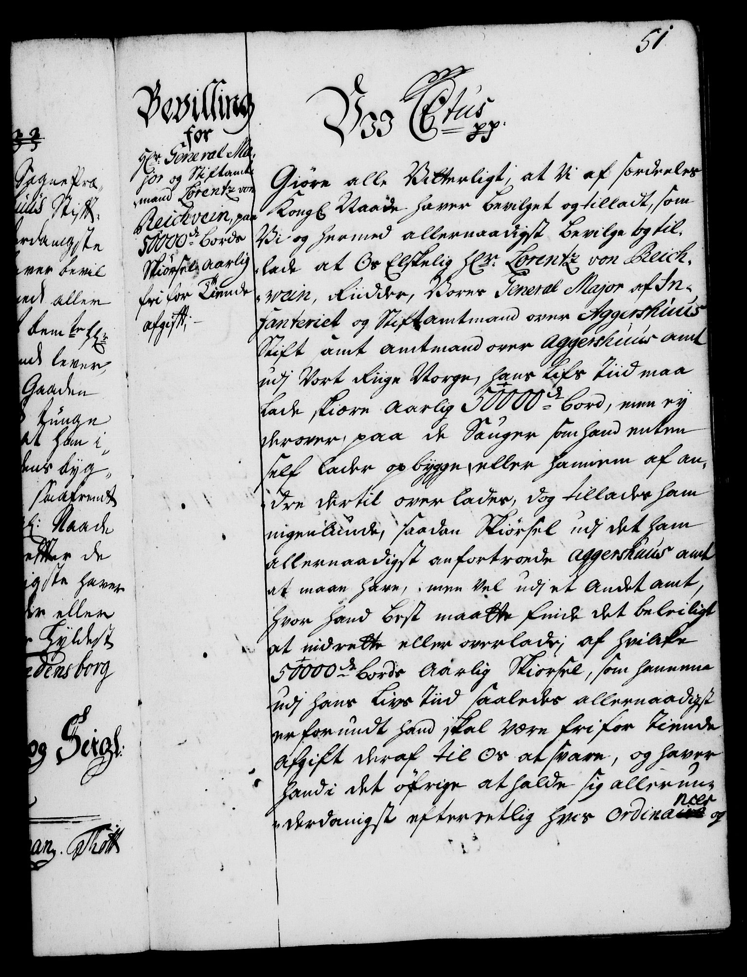 Rentekammeret, Kammerkanselliet, AV/RA-EA-3111/G/Gg/Gga/L0004: Norsk ekspedisjonsprotokoll med register (merket RK 53.4), 1734-1741, s. 51