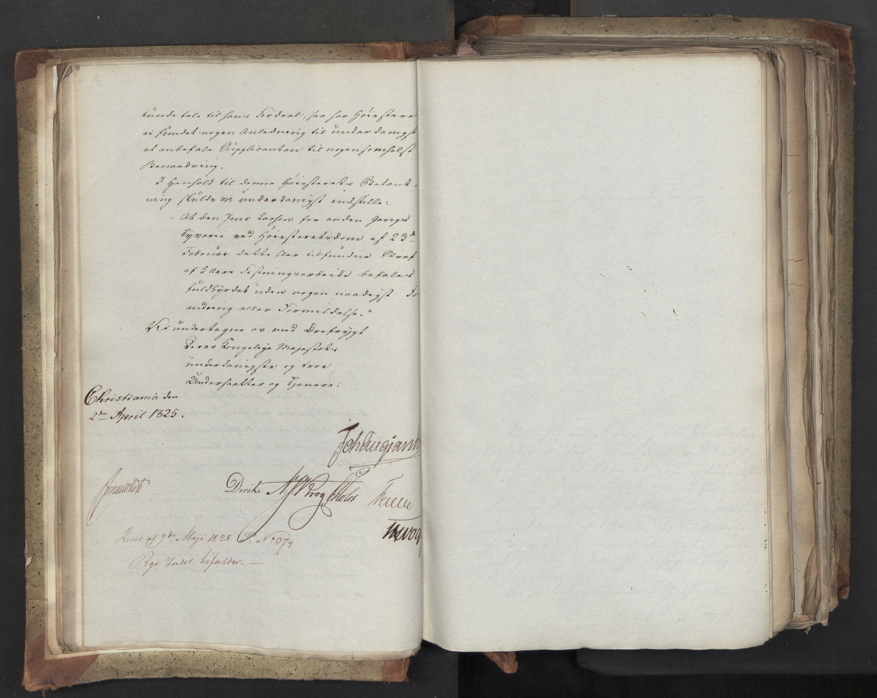 Statsrådsavdelingen i Stockholm, AV/RA-S-1003/D/Da/L0042: Regjeringsinnstillinger nr. 2467-2705, 1825, s. 15