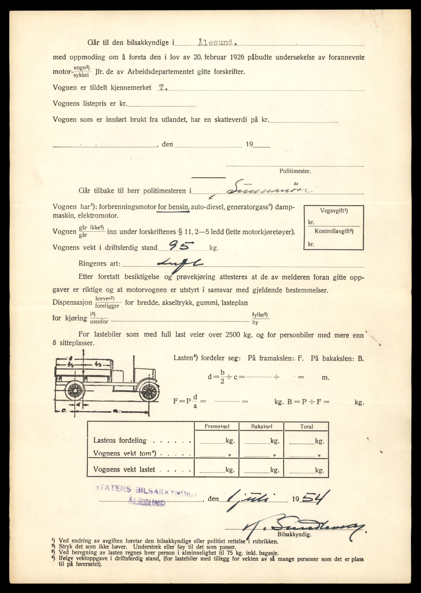 Møre og Romsdal vegkontor - Ålesund trafikkstasjon, AV/SAT-A-4099/F/Fe/L0037: Registreringskort for kjøretøy T 13031 - T 13179, 1927-1998, s. 2793