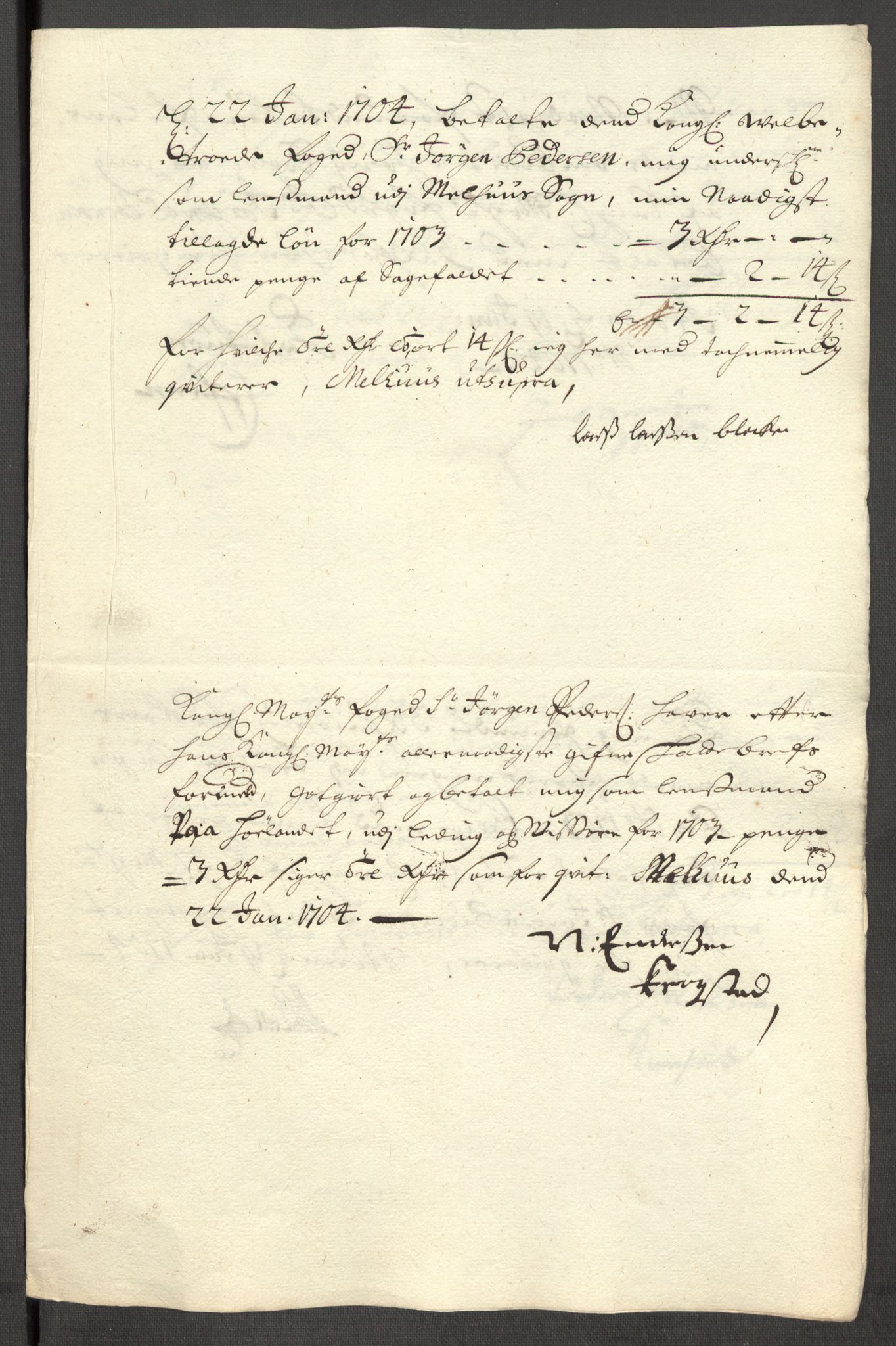 Rentekammeret inntil 1814, Reviderte regnskaper, Fogderegnskap, AV/RA-EA-4092/R60/L3953: Fogderegnskap Orkdal og Gauldal, 1703, s. 375