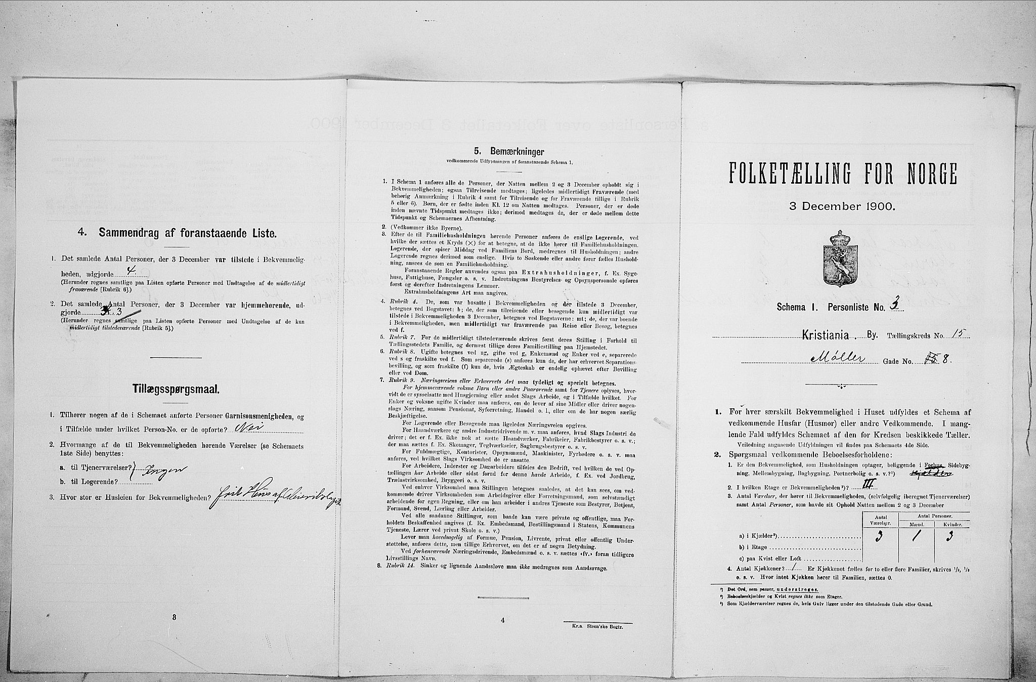 SAO, Folketelling 1900 for 0301 Kristiania kjøpstad, 1900, s. 61891