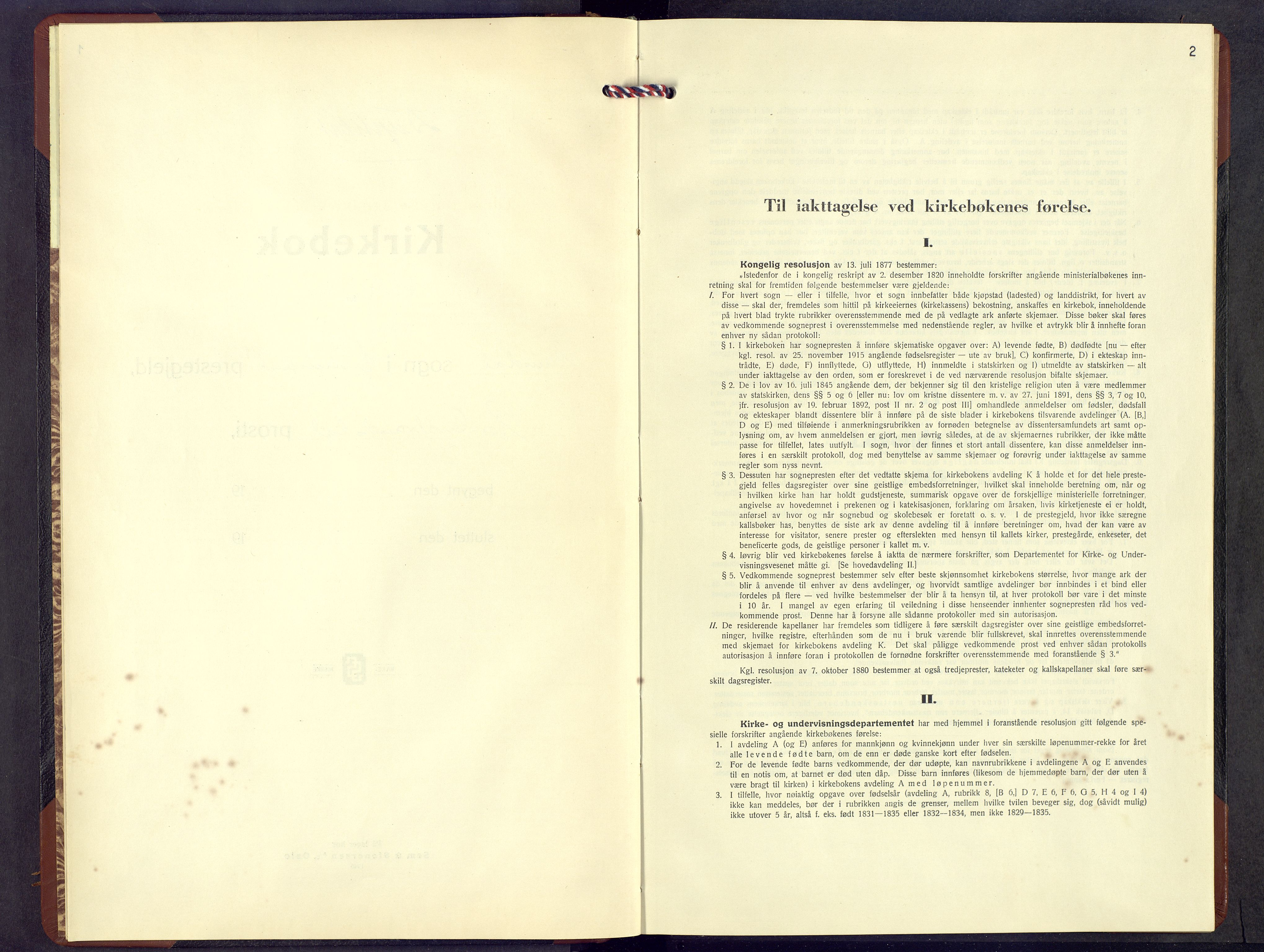 Østre Gausdal prestekontor, AV/SAH-PREST-092/H/Ha/Hab/L0007: Klokkerbok nr. 7, 1944-1956, s. 2