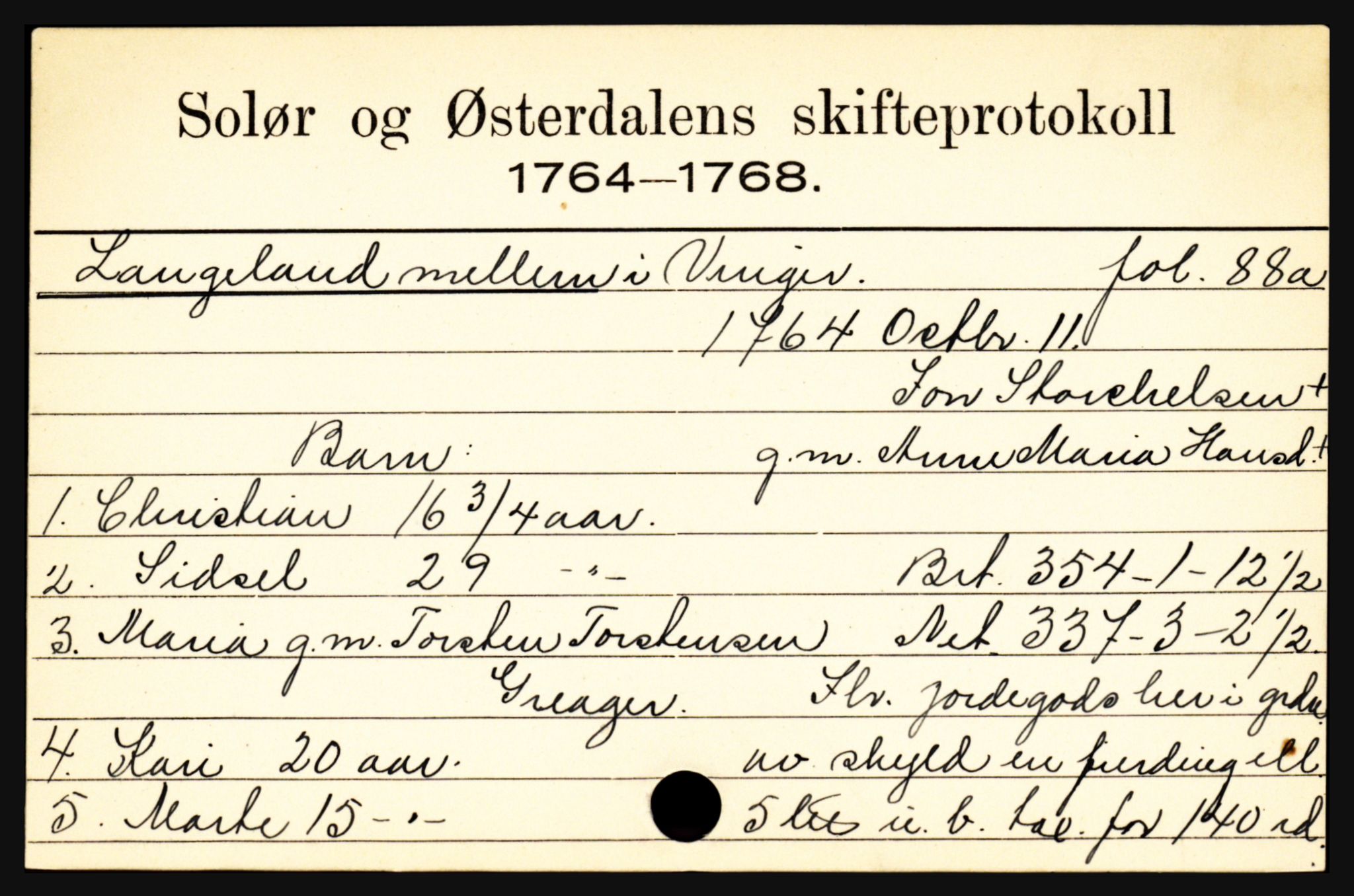 Solør og Østerdalen sorenskriveri, SAH/TING-024/J, 1716-1774, s. 3307