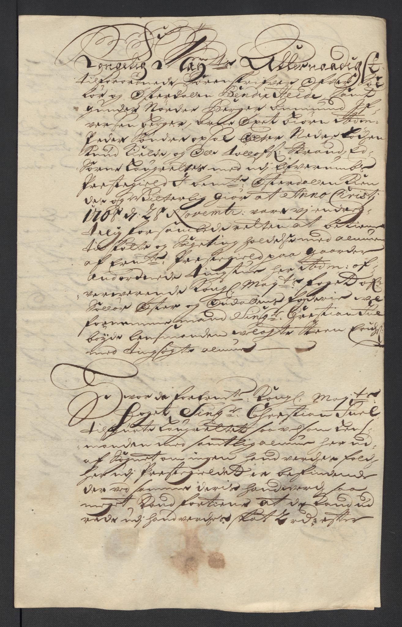 Rentekammeret inntil 1814, Reviderte regnskaper, Fogderegnskap, AV/RA-EA-4092/R13/L0845: Fogderegnskap Solør, Odal og Østerdal, 1708, s. 131