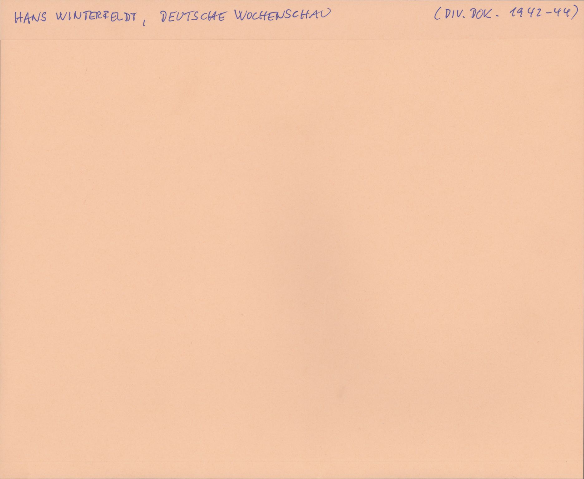 Tyske arkiver, Reichskommissariat, AV/RA-RAFA-2174/E/Ei/L0002/0004: Dokumentsamling / Dokumenter etter Hans Winterfeldt, Deutsche Wochenschau , 1942-1944, s. 719
