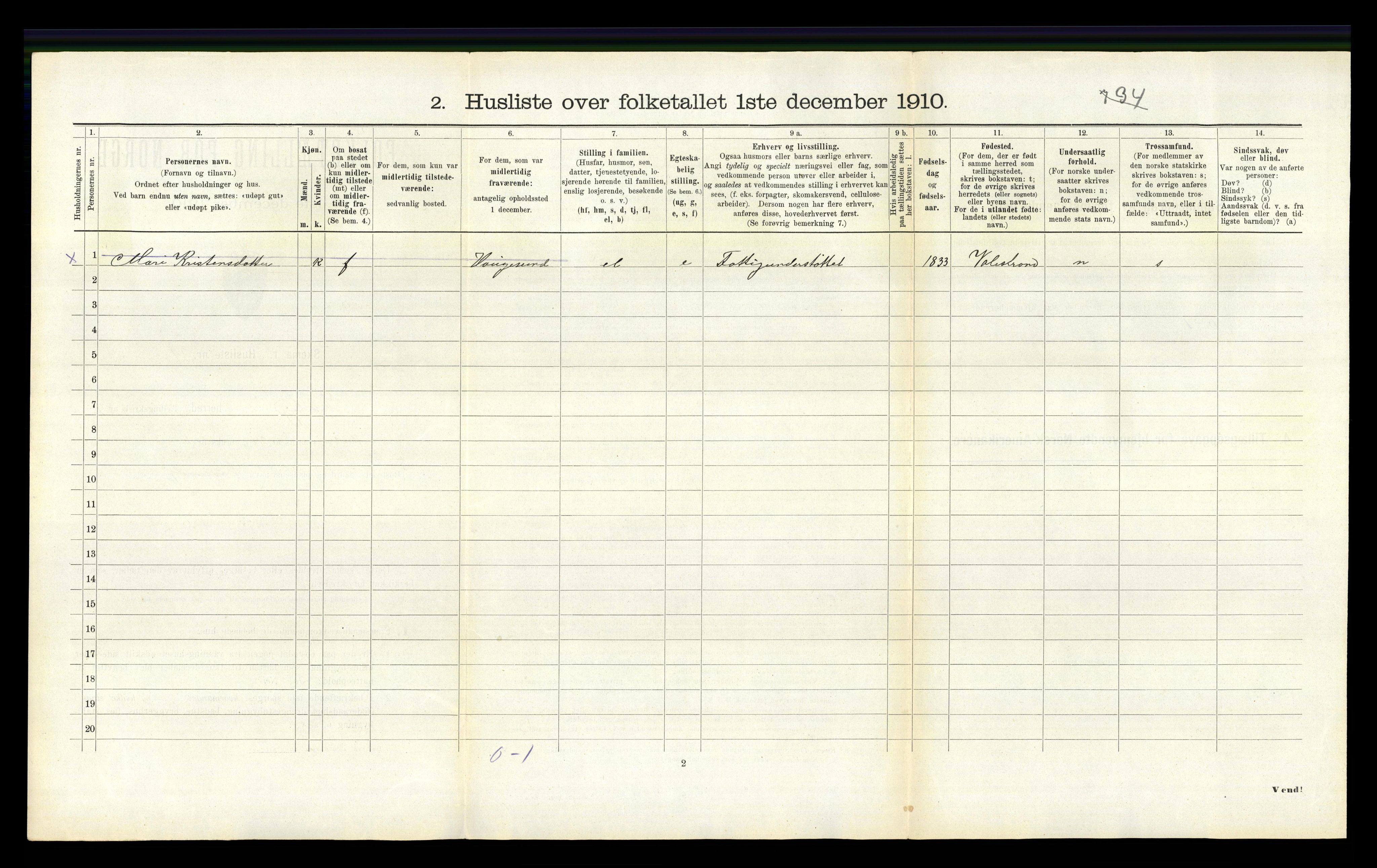 RA, Folketelling 1910 for 1215 Vikebygd herred, 1910, s. 334