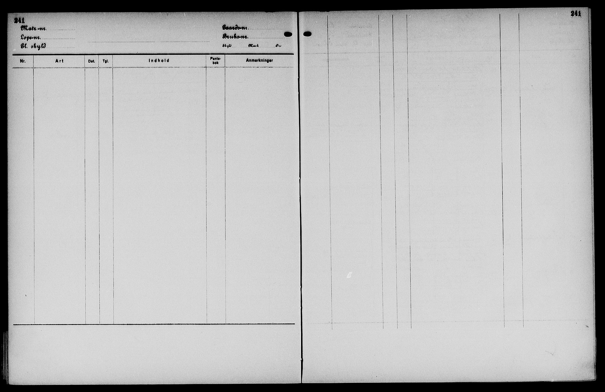 Vinger og Odal sorenskriveri, SAH/TING-022/H/Ha/Hac/Hacc/L0012: Panteregister nr. 3.12, 1923, s. 241