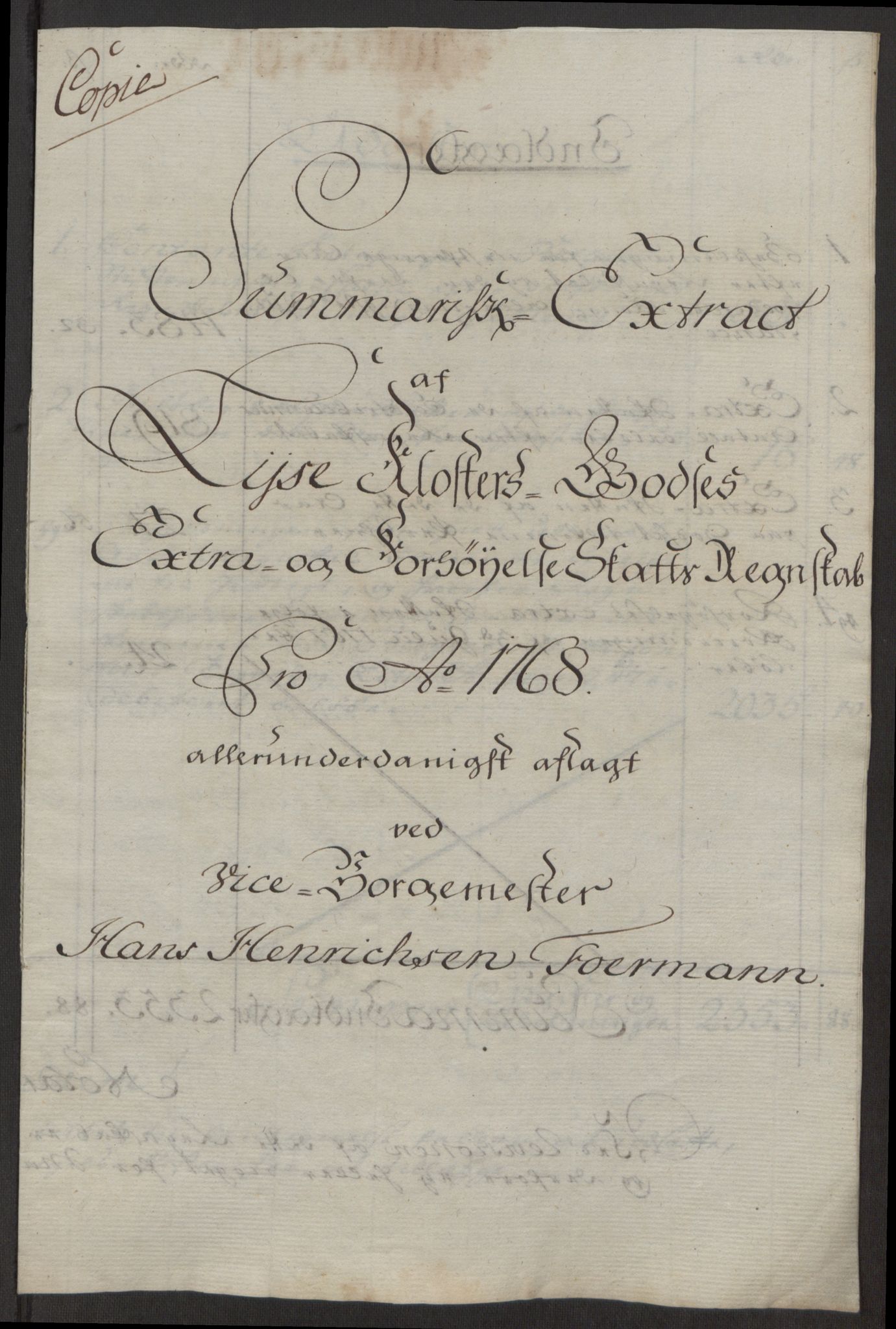 Rentekammeret inntil 1814, Reviderte regnskaper, Fogderegnskap, AV/RA-EA-4092/R50/L3180: Ekstraskatten Lyse kloster, 1762-1783, s. 190