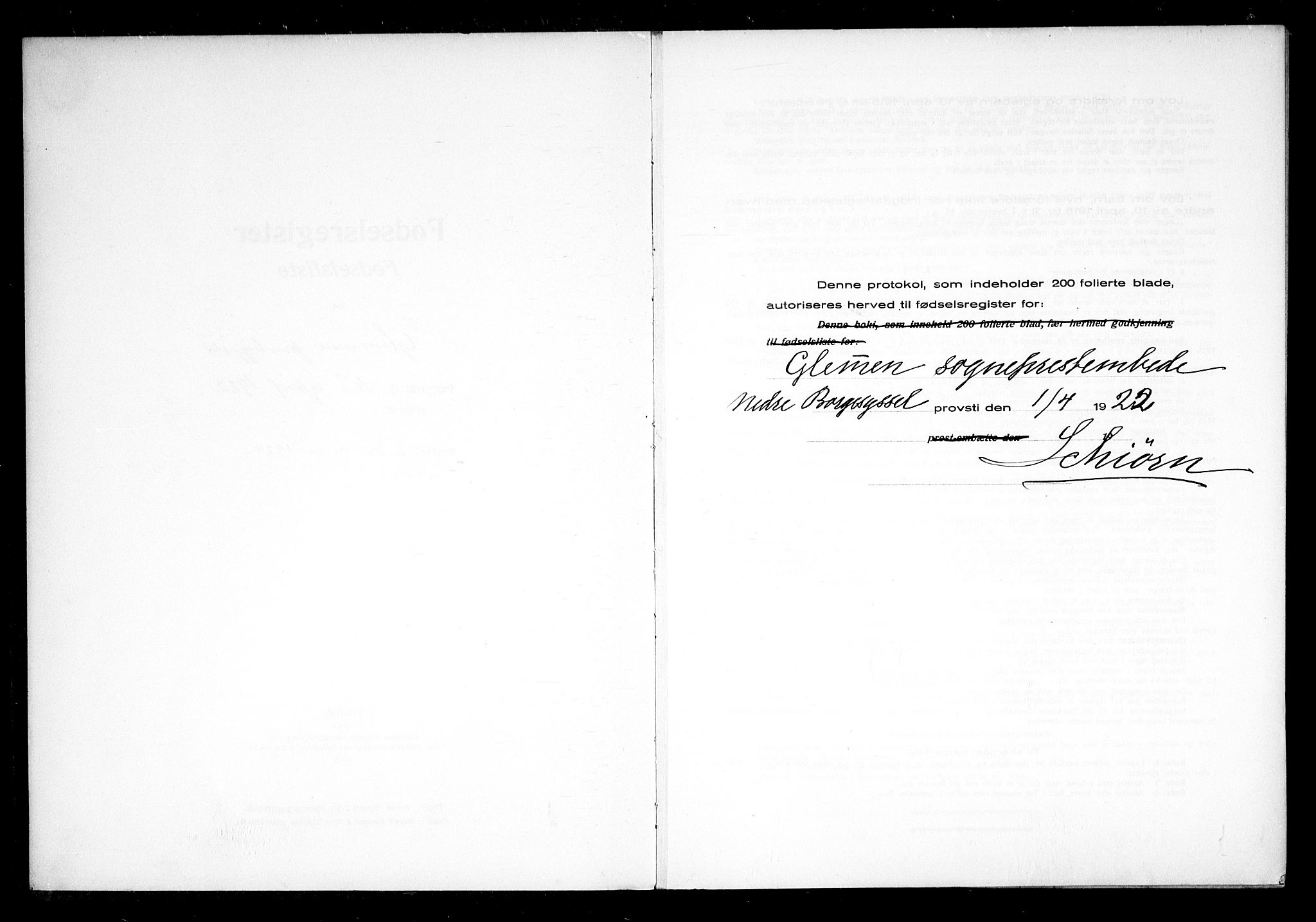Glemmen prestekontor Kirkebøker, SAO/A-10908/J/Ja/L0002: Fødselsregister nr. I 2, 1922-1929