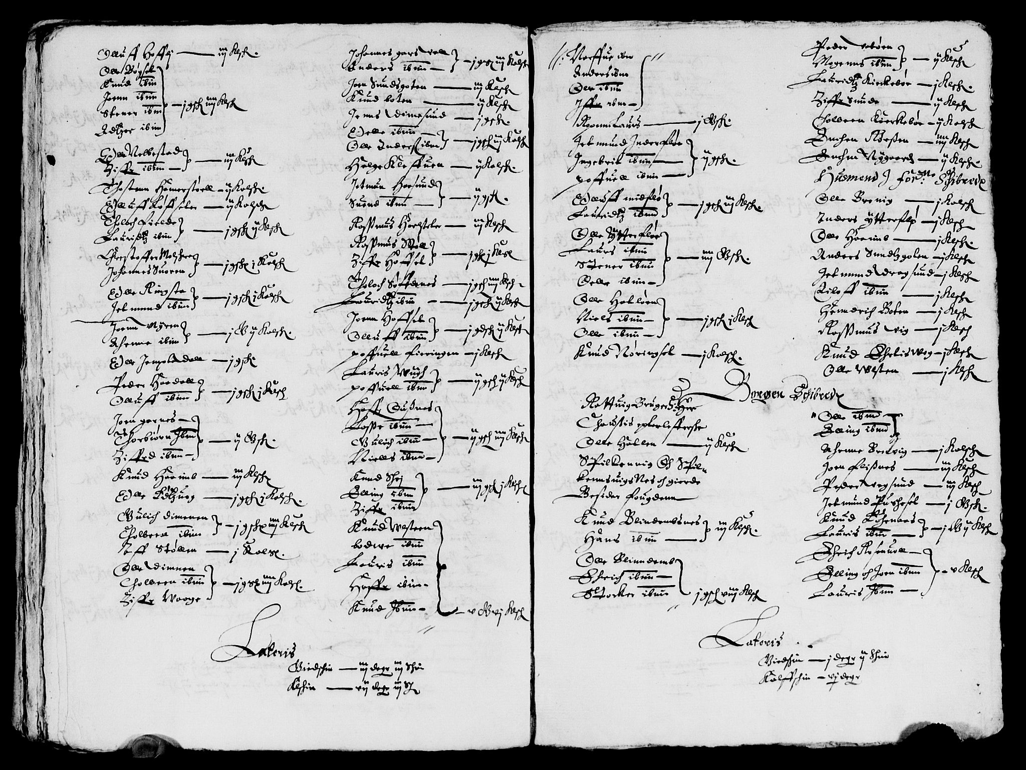 Rentekammeret inntil 1814, Reviderte regnskaper, Lensregnskaper, AV/RA-EA-5023/R/Rb/Rbt/L0064: Bergenhus len, 1633-1634