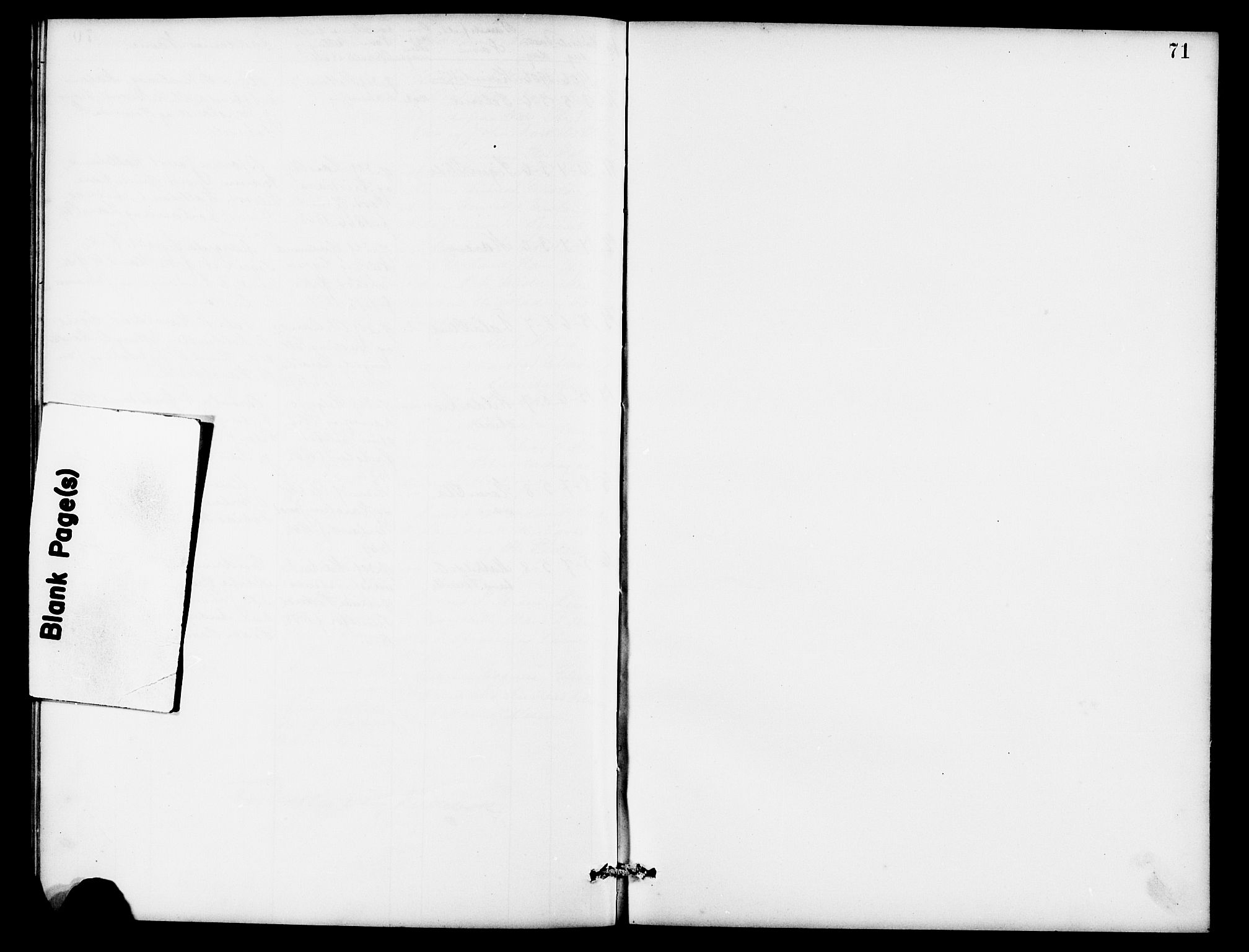 Skjold sokneprestkontor, SAST/A-101847/H/Ha/Hab/L0007: Klokkerbok nr. B 7, 1885-1906, s. 71