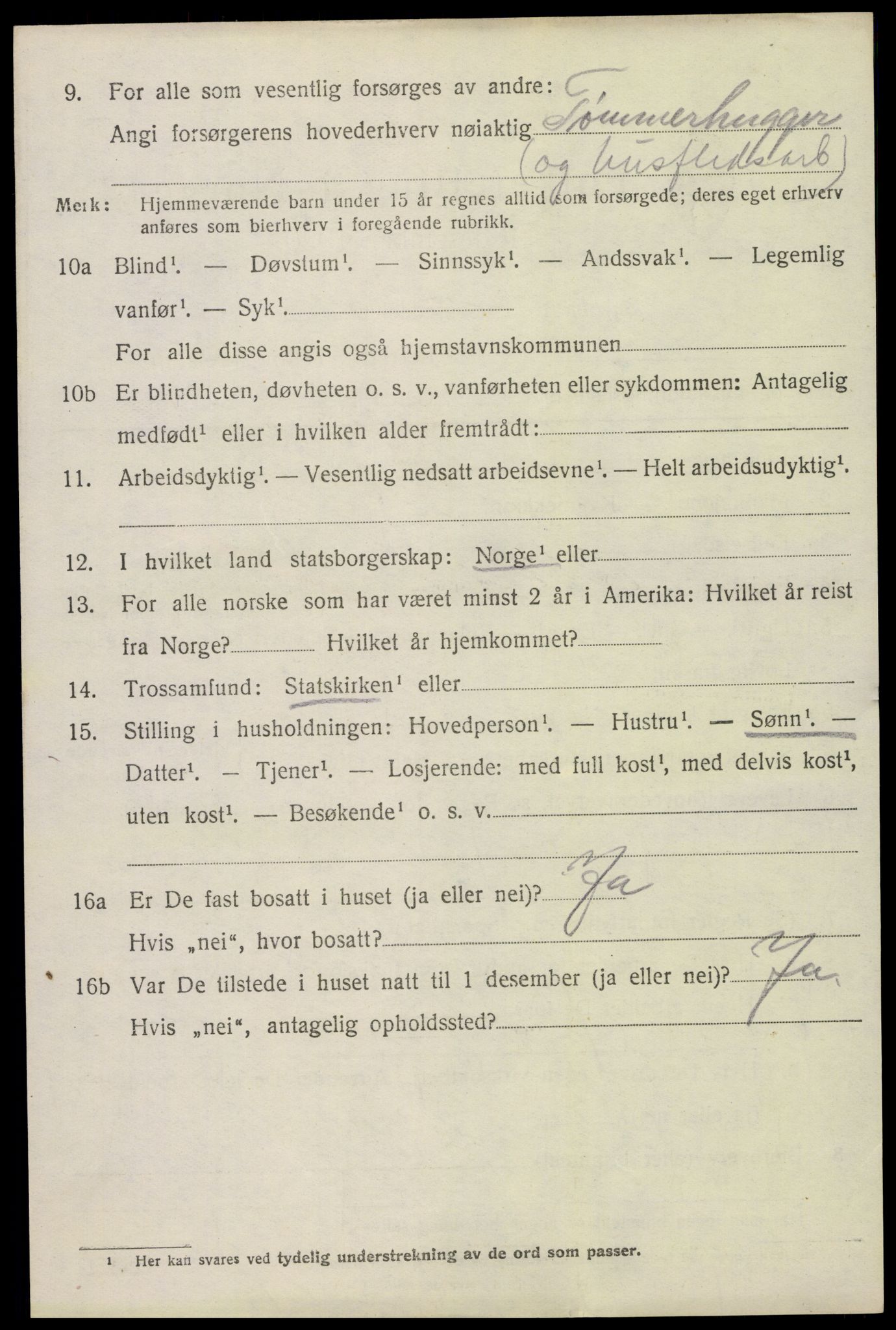 SAH, Folketelling 1920 for 0528 Østre Toten herred, 1920, s. 6191