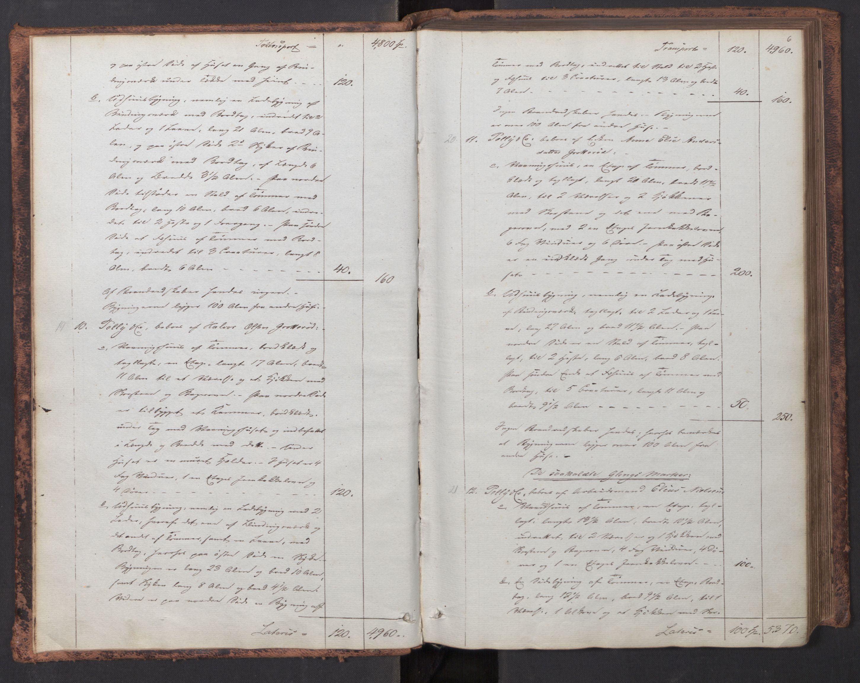 Norges brannkasse, branntakster Sarpsborg, AV/SAO-A-11357/F/Fa/L0001: Branntakstprotokoll, 1840-1856, s. 5b-6a