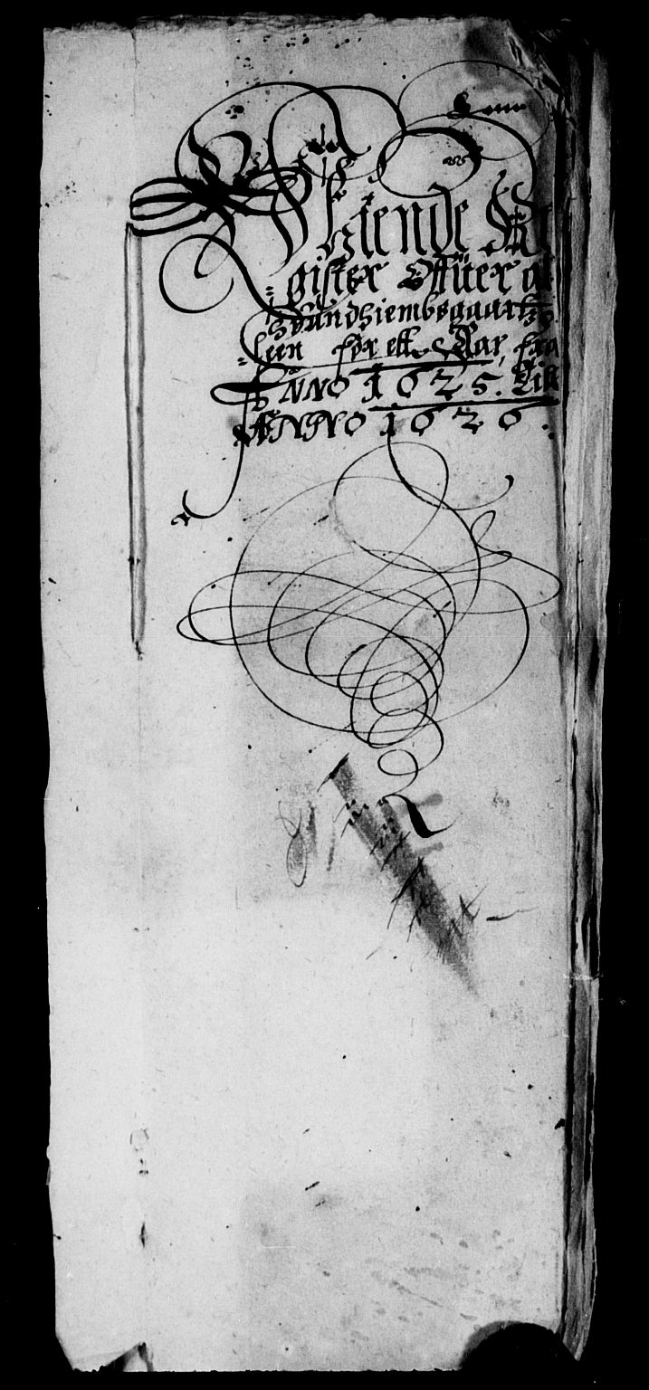 Rentekammeret inntil 1814, Reviderte regnskaper, Lensregnskaper, RA/EA-5023/R/Rb/Rbw/L0029: Trondheim len, 1625-1626