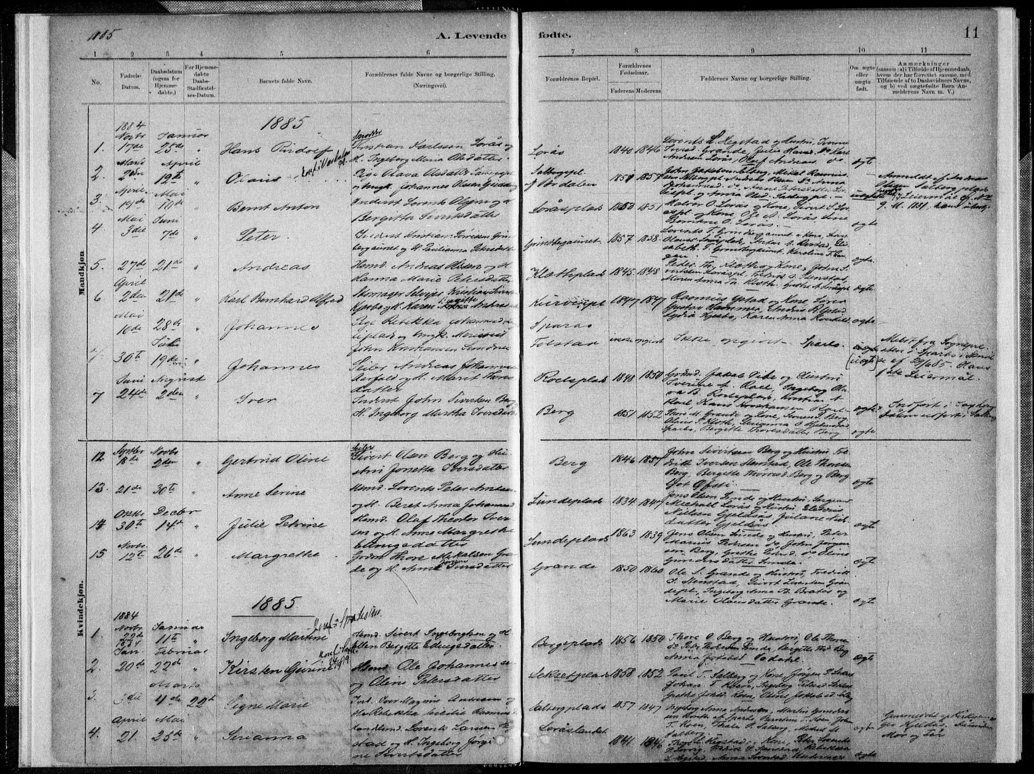 Ministerialprotokoller, klokkerbøker og fødselsregistre - Nord-Trøndelag, SAT/A-1458/731/L0309: Ministerialbok nr. 731A01, 1879-1918, s. 11