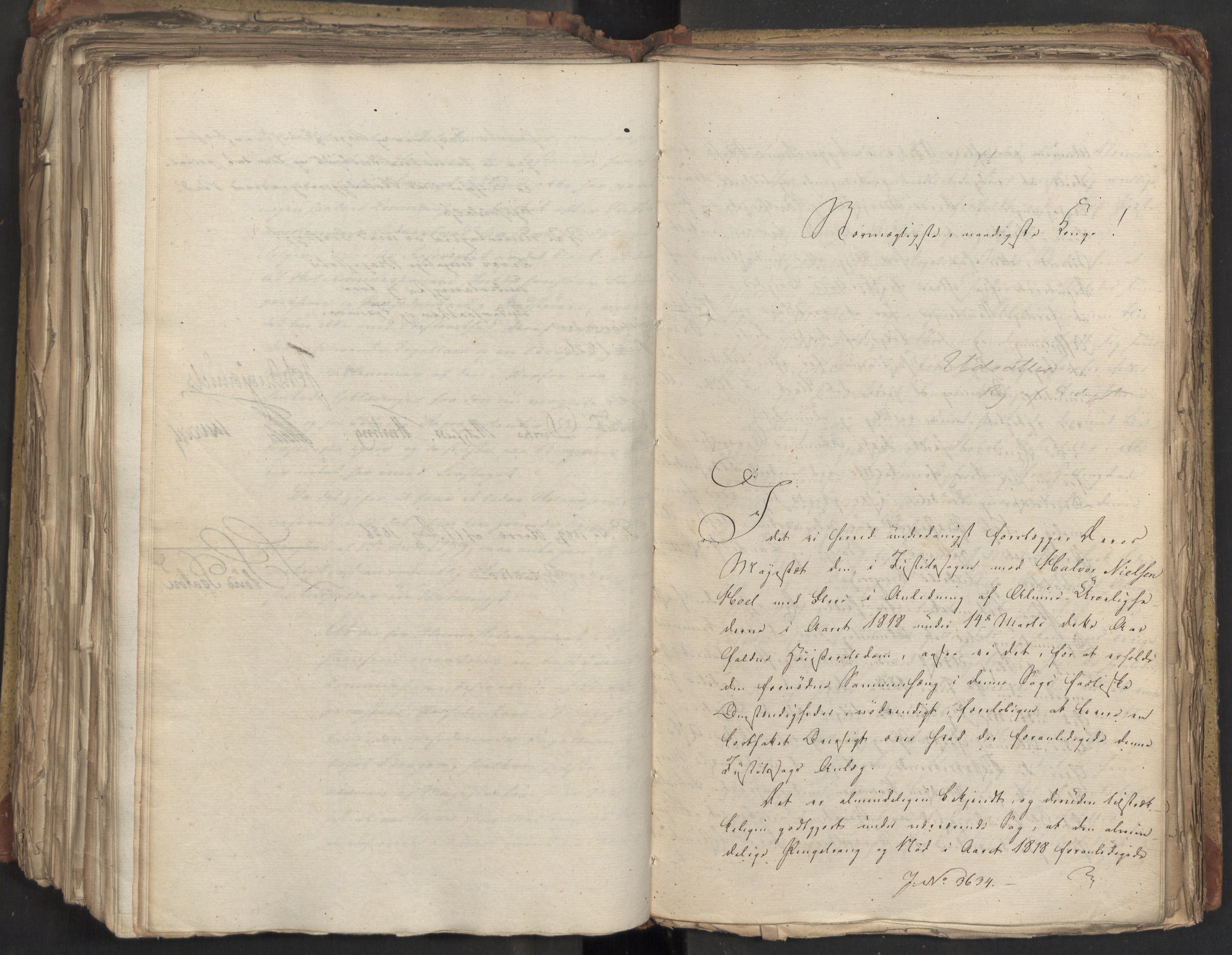 Statsrådsavdelingen i Stockholm, AV/RA-S-1003/D/Da/L0047: Regjeringsinnstillinger nr. 3501-3659, 1826, s. 362