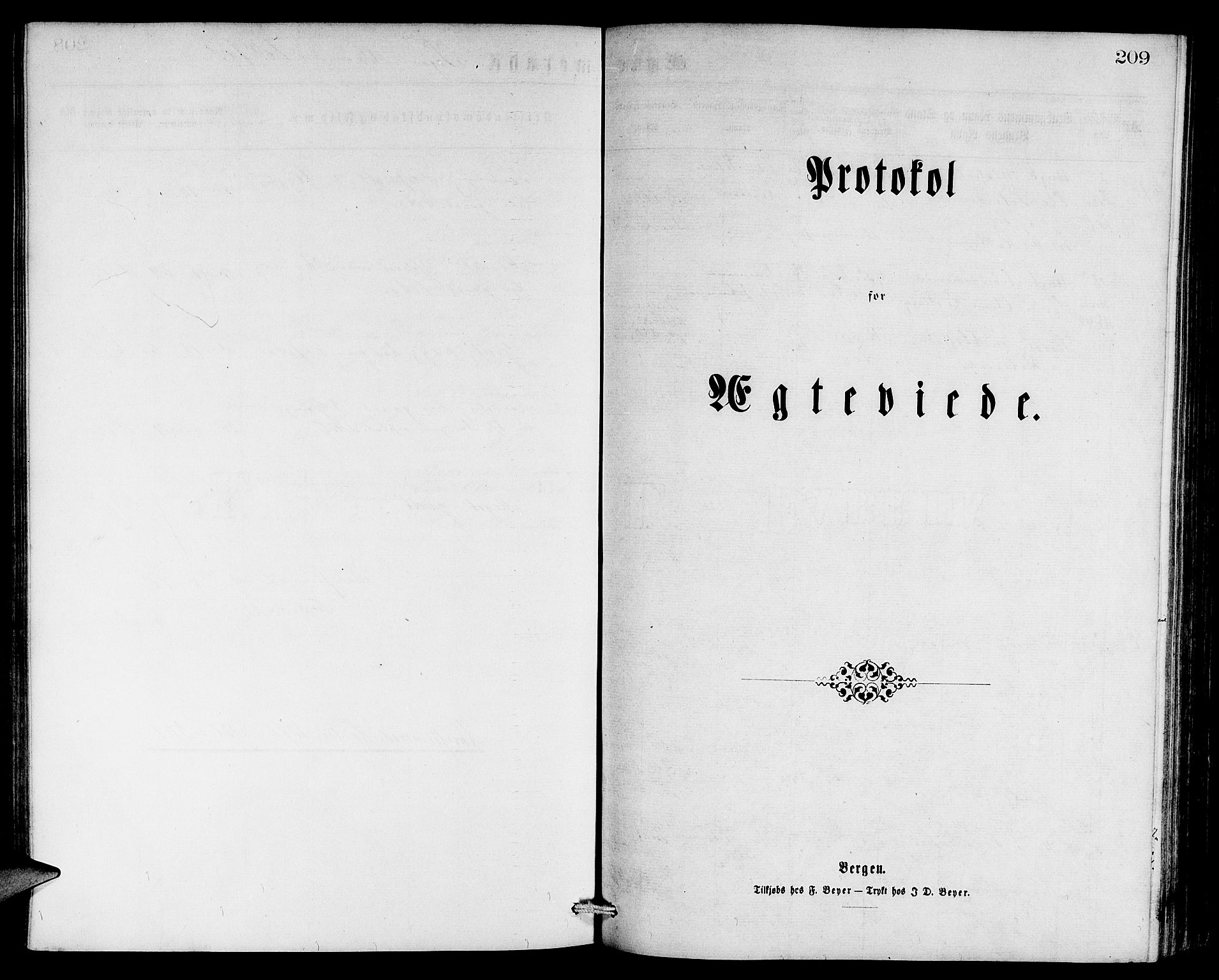 Sandviken Sokneprestembete, AV/SAB-A-77601/H/Hb: Klokkerbok nr. A 1, 1867-1879, s. 209