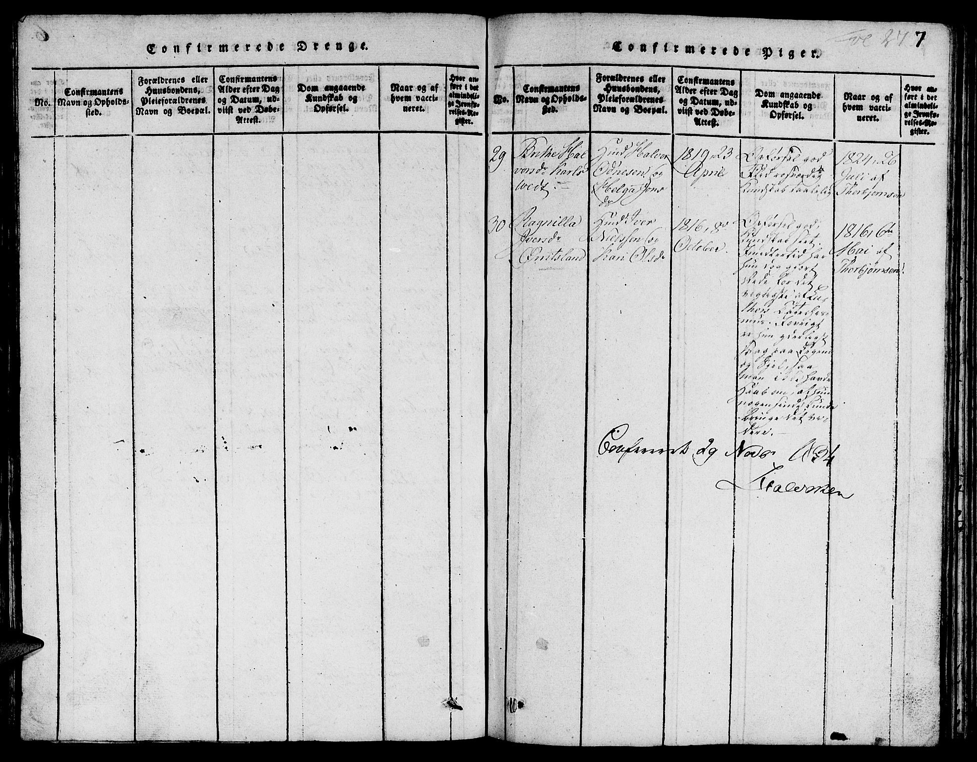 Skjold sokneprestkontor, AV/SAST-A-101847/H/Ha/Hab/L0001: Klokkerbok nr. B 1, 1815-1835, s. 277