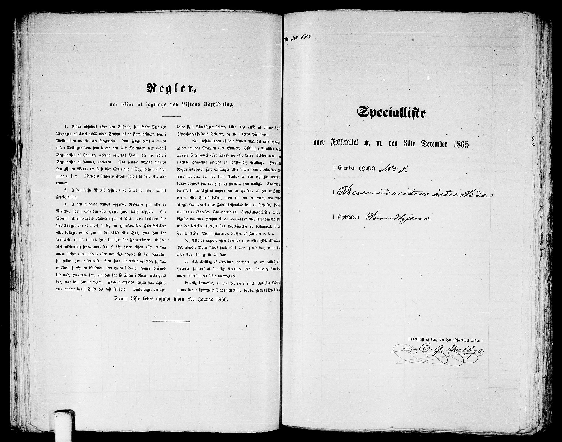 RA, Folketelling 1865 for 1601 Trondheim kjøpstad, 1865, s. 1254