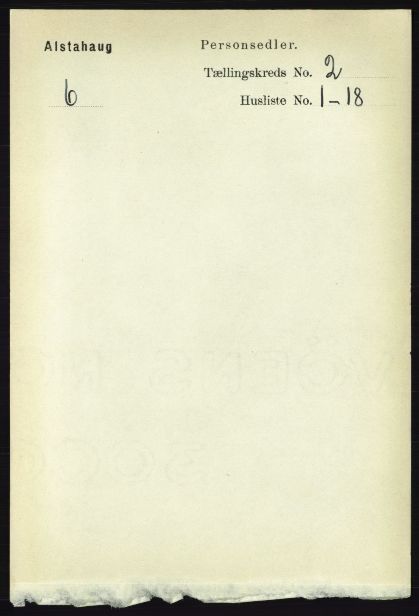 RA, Folketelling 1891 for 1820 Alstahaug herred, 1891, s. 500