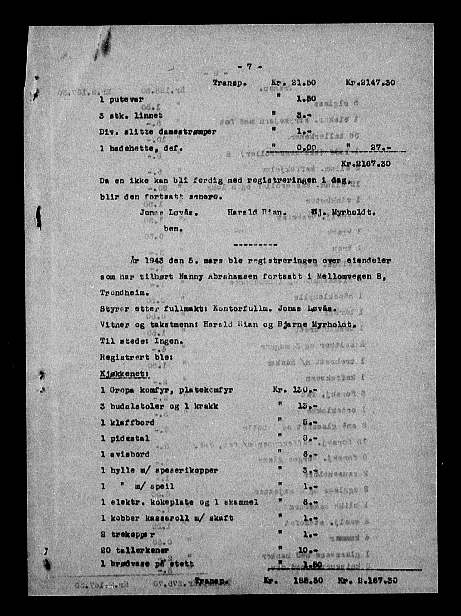 Justisdepartementet, Tilbakeføringskontoret for inndratte formuer, AV/RA-S-1564/H/Hc/Hca/L0892: --, 1945-1947, s. 279