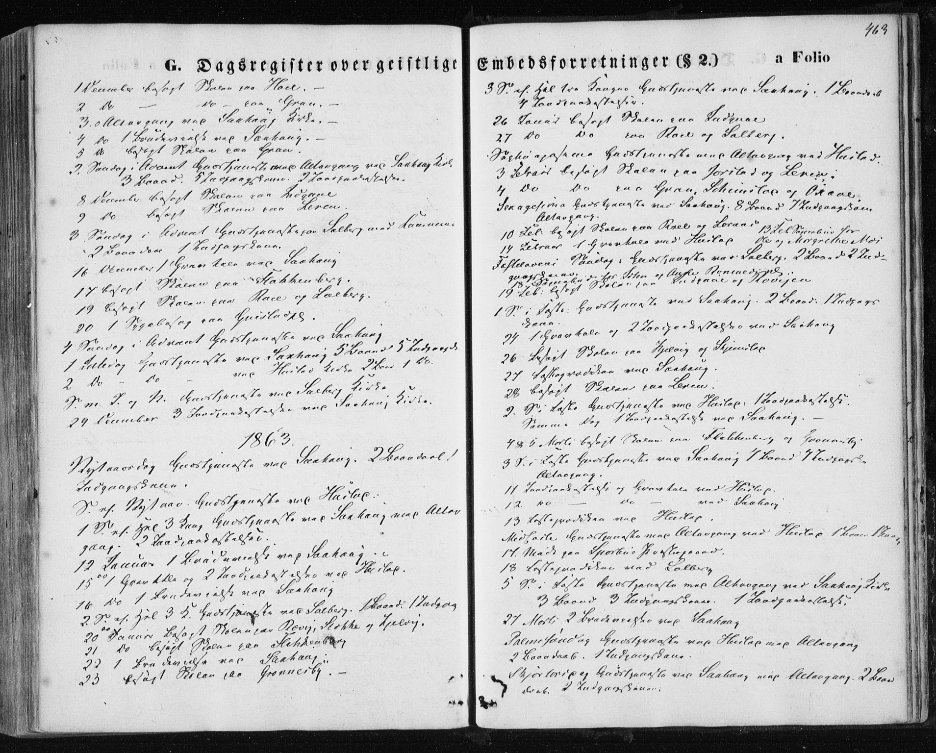 Ministerialprotokoller, klokkerbøker og fødselsregistre - Nord-Trøndelag, SAT/A-1458/730/L0283: Ministerialbok nr. 730A08, 1855-1865, s. 463