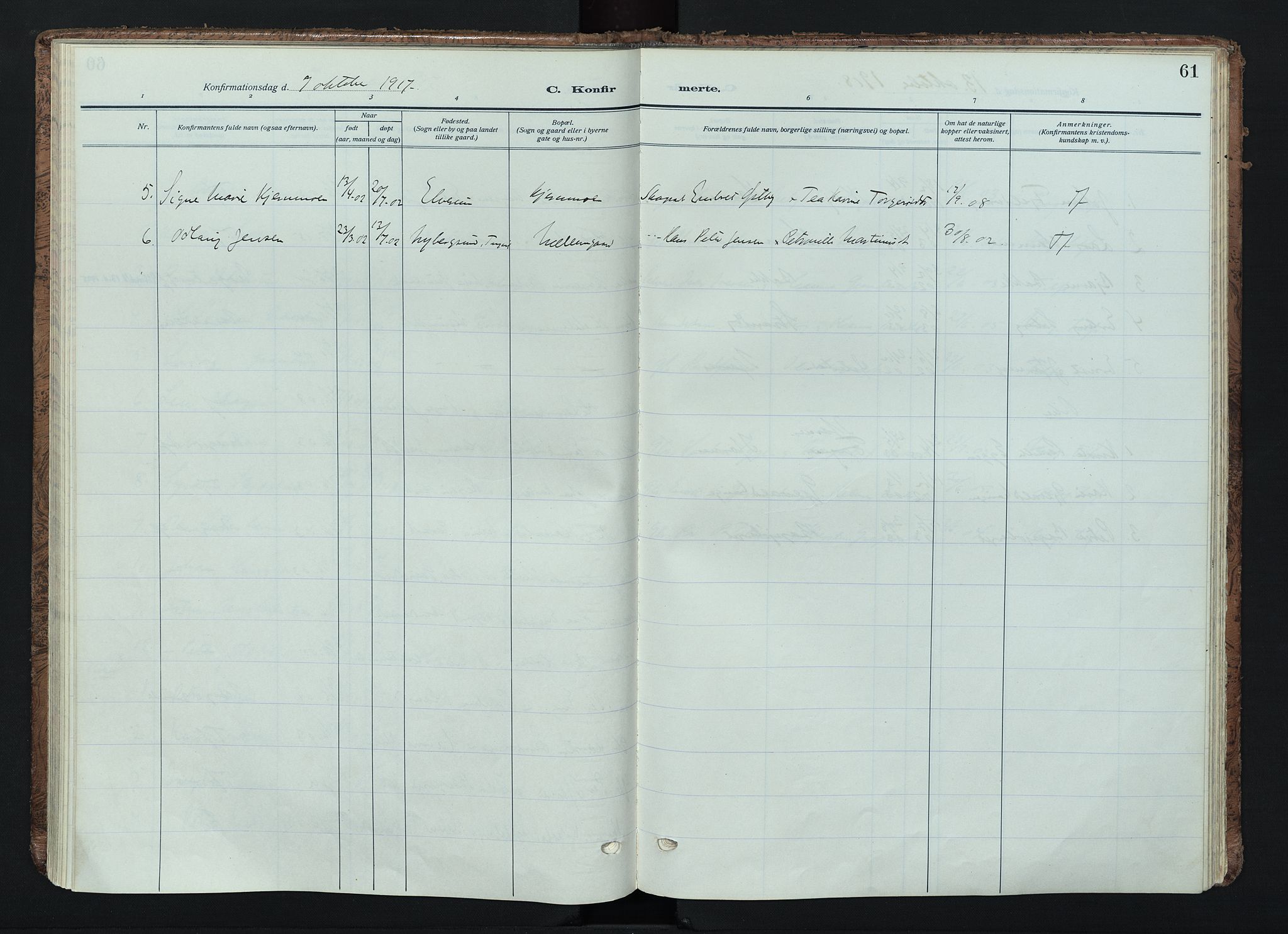 Trysil prestekontor, AV/SAH-PREST-046/H/Ha/Haa/L0016: Ministerialbok nr. 16, 1913-1946, s. 61