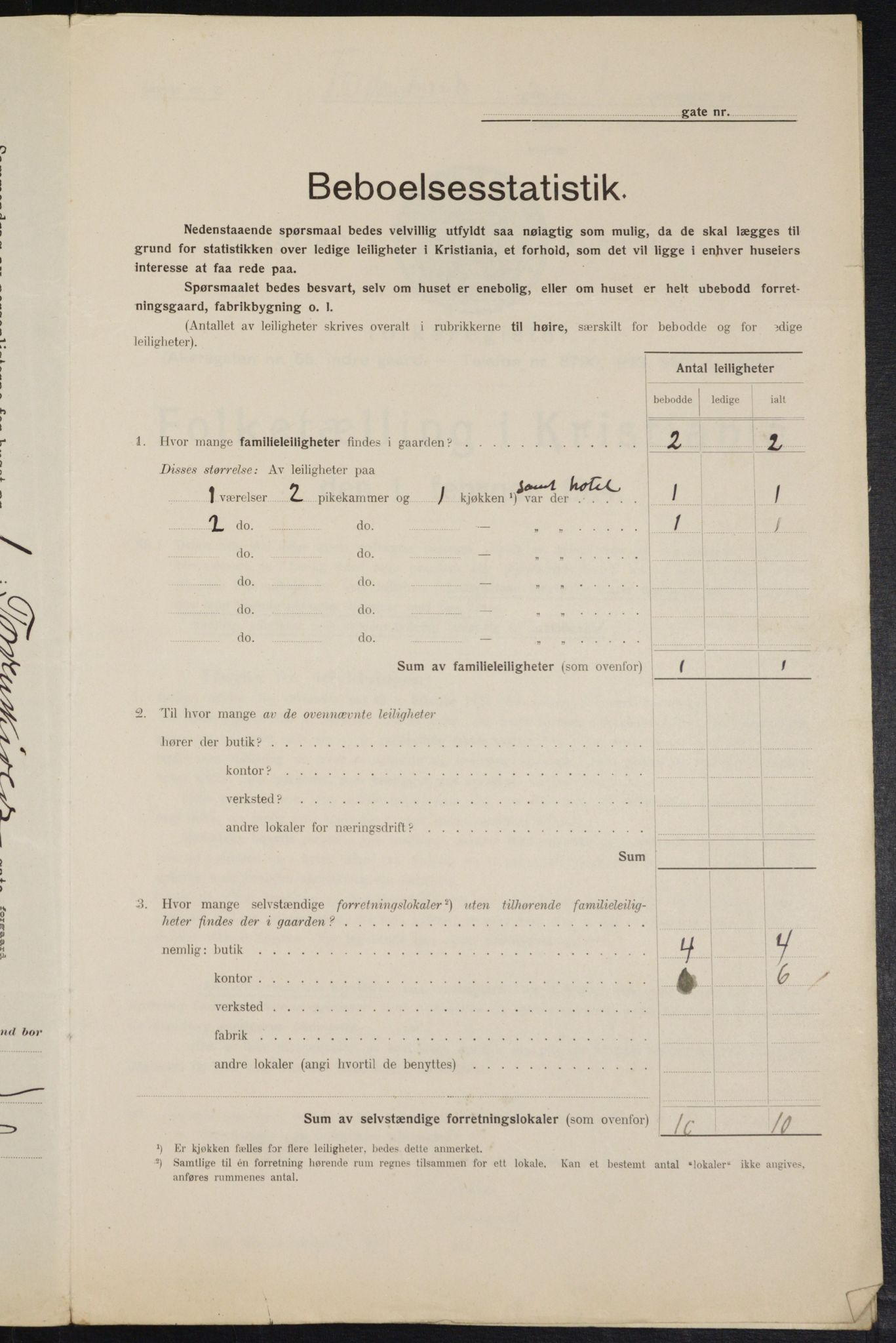 OBA, Kommunal folketelling 1.2.1914 for Kristiania, 1914, s. 114556