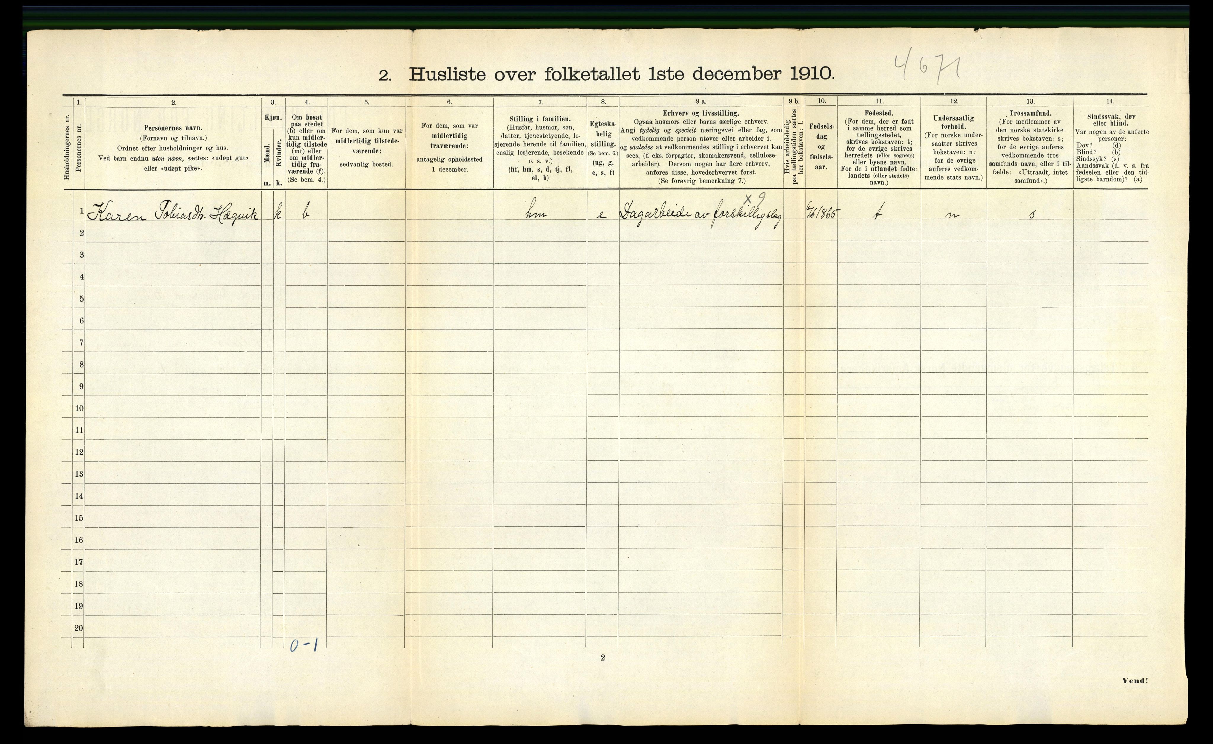 RA, Folketelling 1910 for 1626 Stjørna herred, 1910, s. 38