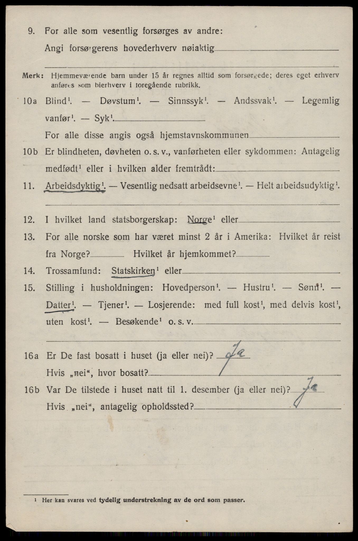 SAST, Folketelling 1920 for 1154 Skjold herred, 1920, s. 3903