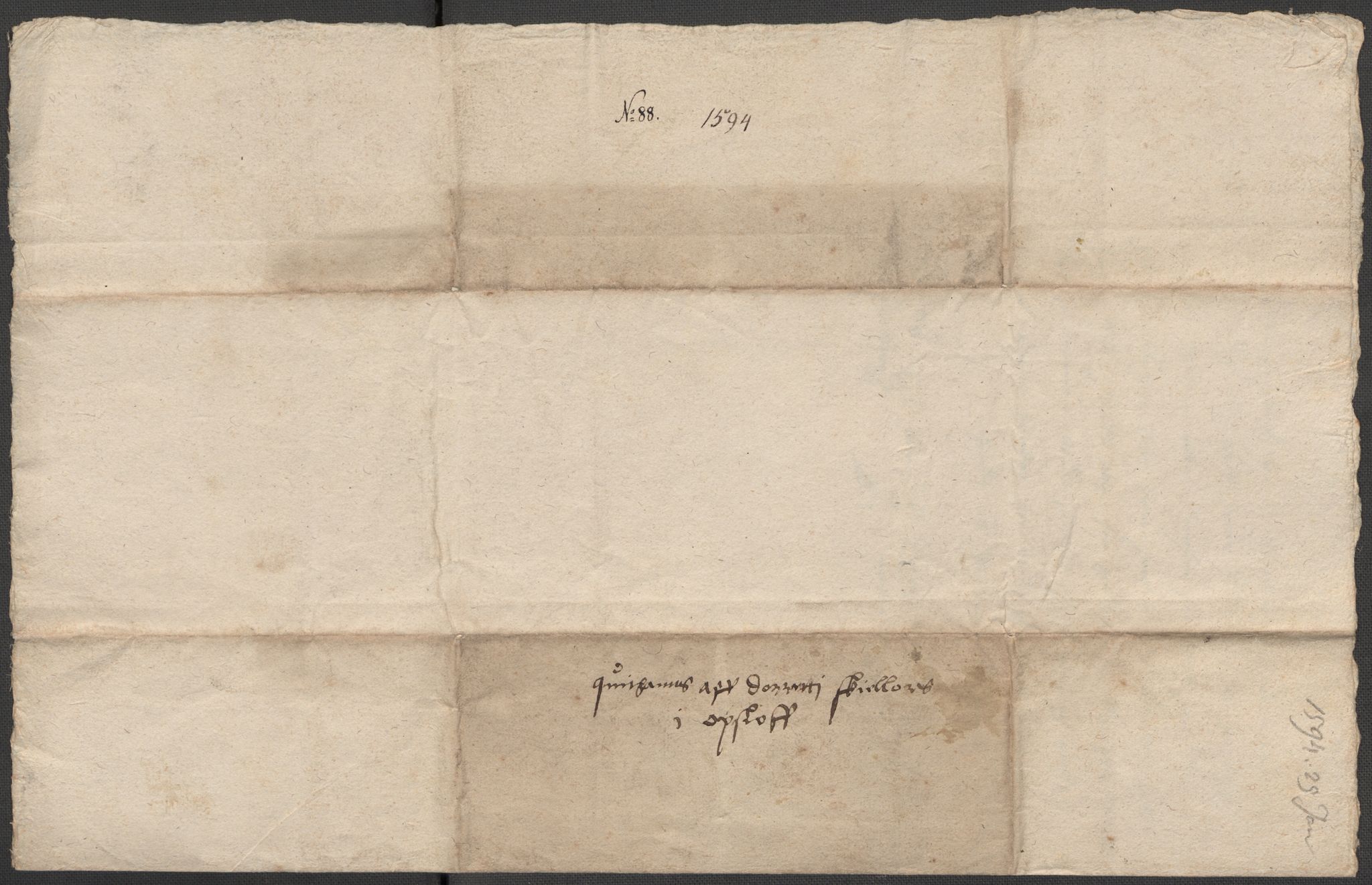 Riksarkivets diplomsamling, AV/RA-EA-5965/F02/L0098: Dokumenter, 1594, s. 11