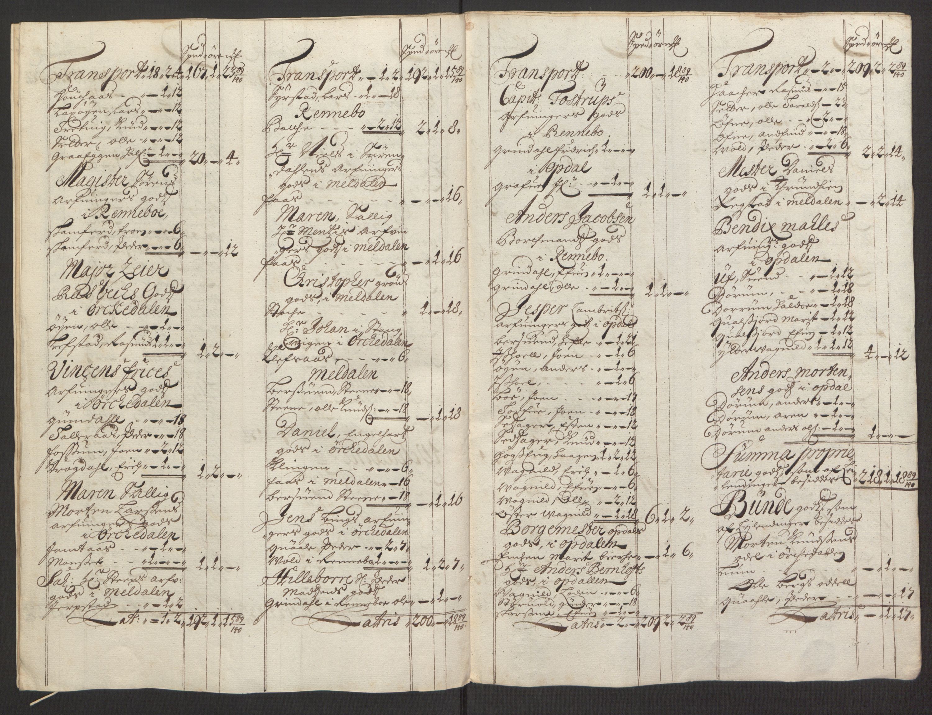 Rentekammeret inntil 1814, Reviderte regnskaper, Fogderegnskap, RA/EA-4092/R60/L3944: Fogderegnskap Orkdal og Gauldal, 1694, s. 66