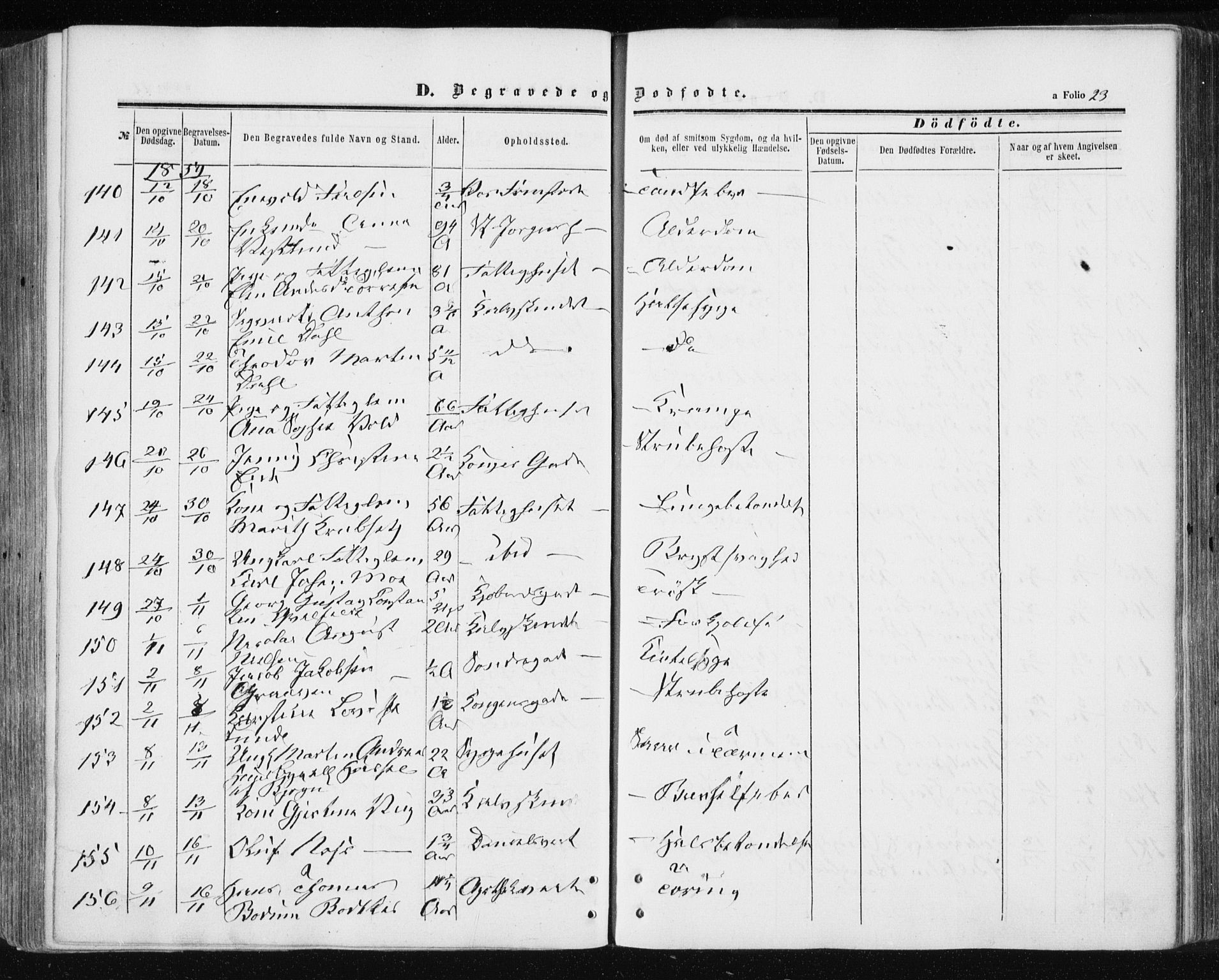 Ministerialprotokoller, klokkerbøker og fødselsregistre - Sør-Trøndelag, SAT/A-1456/601/L0053: Ministerialbok nr. 601A21, 1857-1865, s. 23