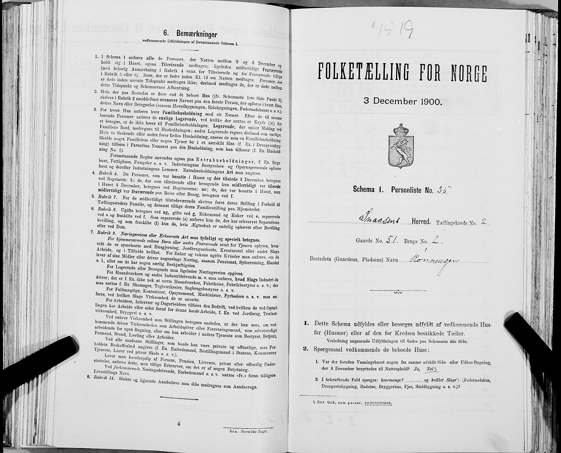 SAT, Folketelling 1900 for 1736 Snåsa herred, 1900, s. 365