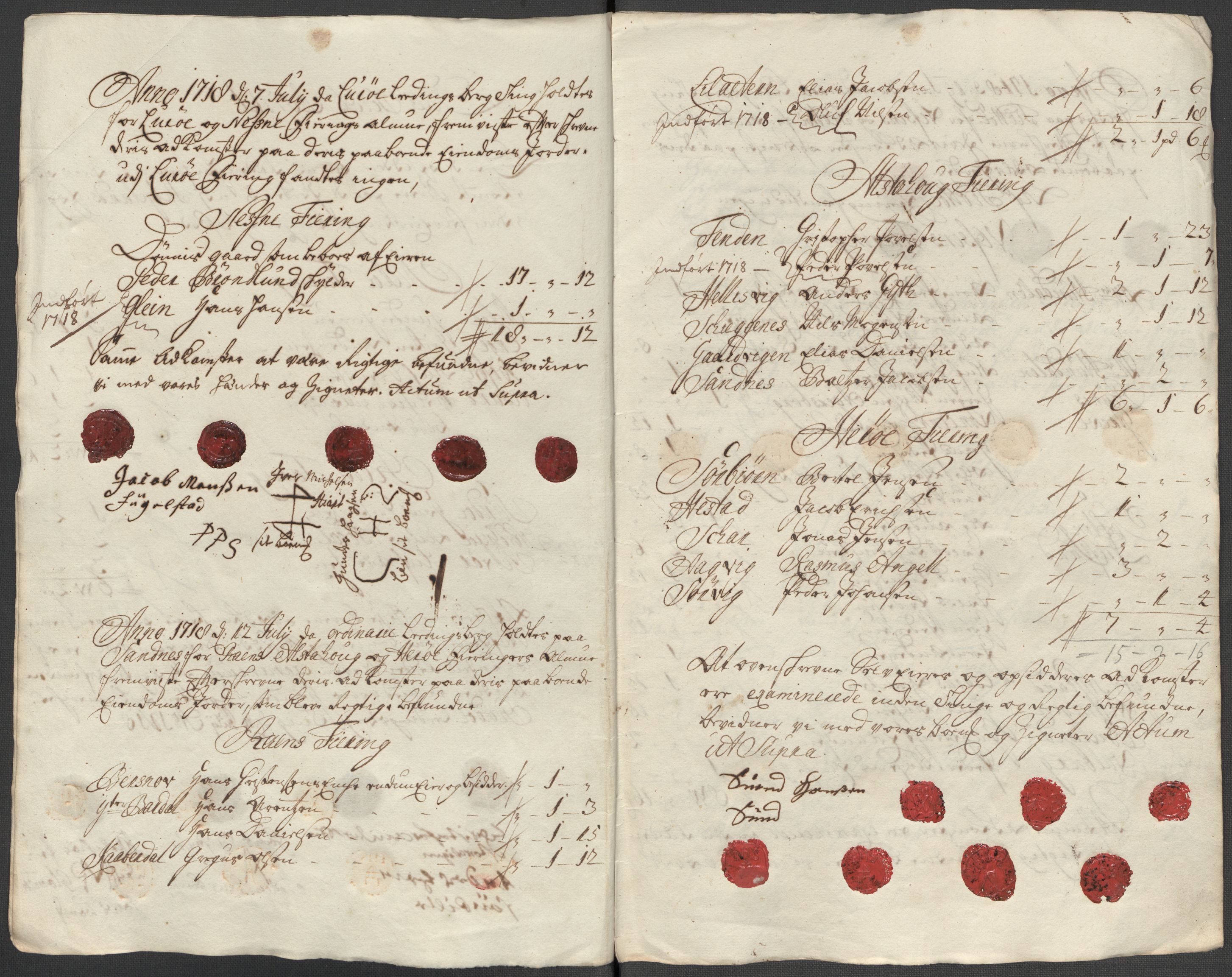 Rentekammeret inntil 1814, Reviderte regnskaper, Fogderegnskap, AV/RA-EA-4092/R65/L4516: Fogderegnskap Helgeland, 1718, s. 242