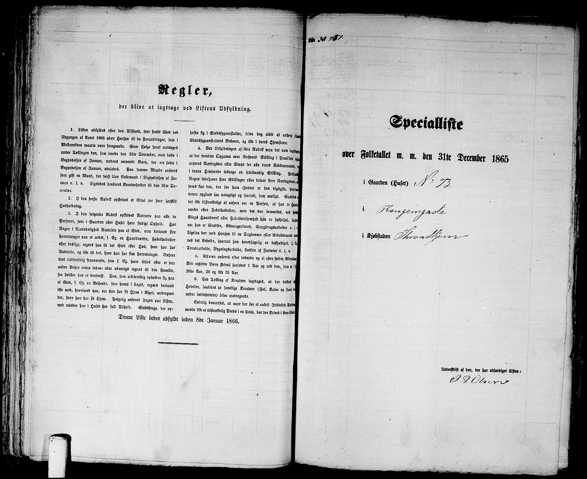 RA, Folketelling 1865 for 1601 Trondheim kjøpstad, 1865, s. 1633