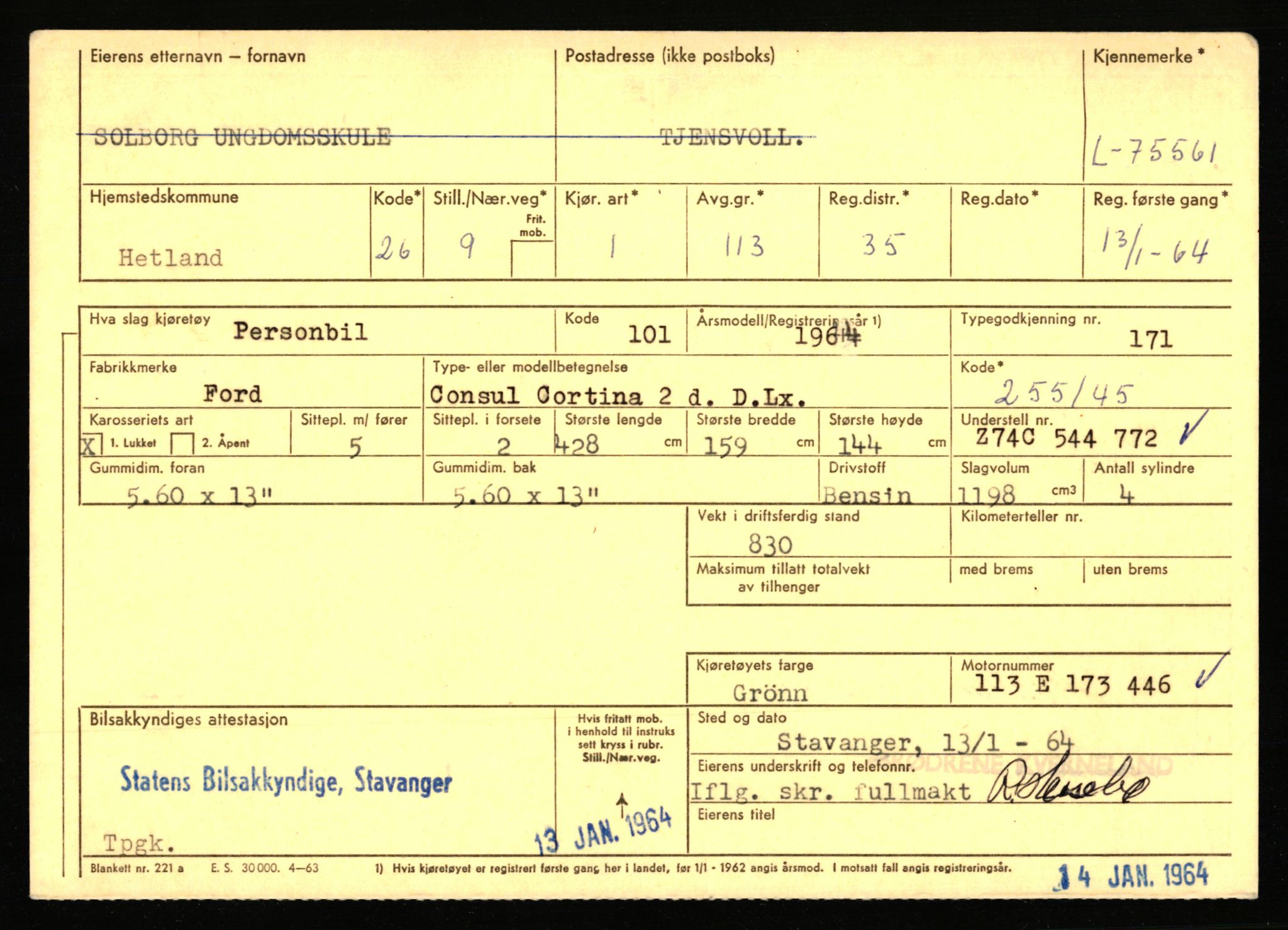 Stavanger trafikkstasjon, AV/SAST-A-101942/0/F/L0068: L-75000 - L-76799, 1930-1971, s. 753