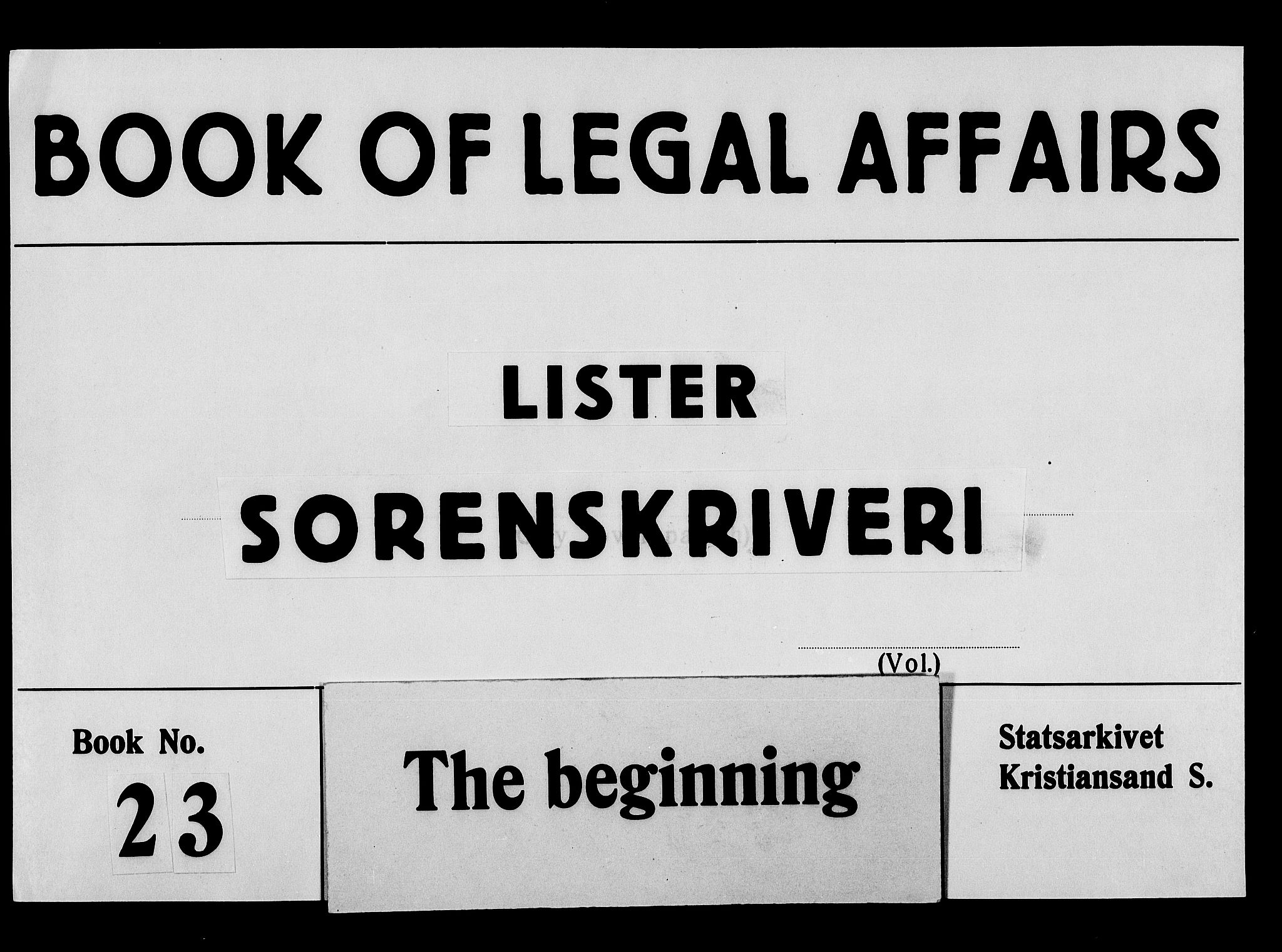 Lister sorenskriveri, SAK/1221-0003/F/Fa/L0023: Tingbok nr 23, 1696-1698