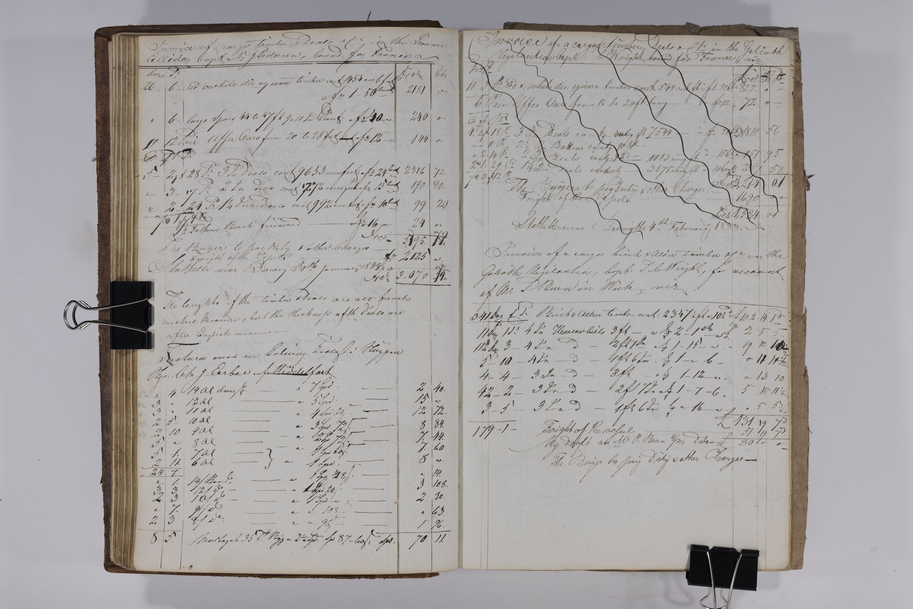 , Priscourant-tømmerpriser, 1834-38, 1834-1838, s. 59